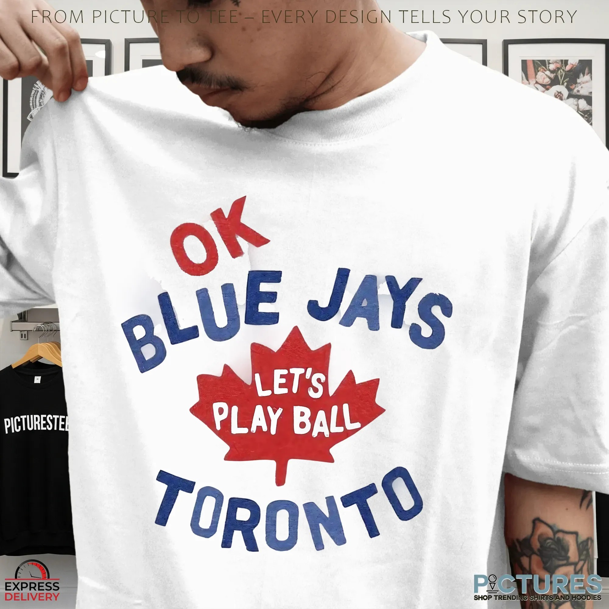 Myles Straw Ok Blue Jays Let’s Play Ball Toronto T Shirt