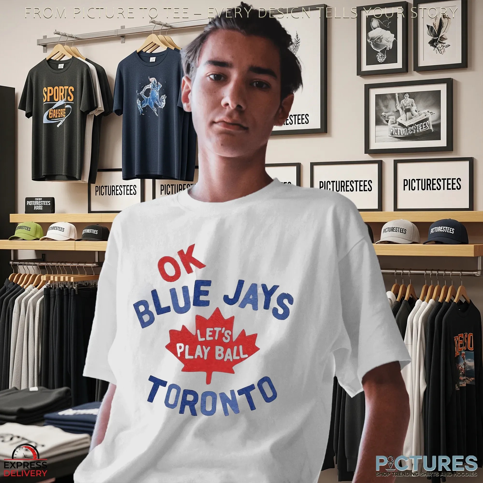 Myles Straw Ok Blue Jays Let’s Play Ball Toronto T Shirt