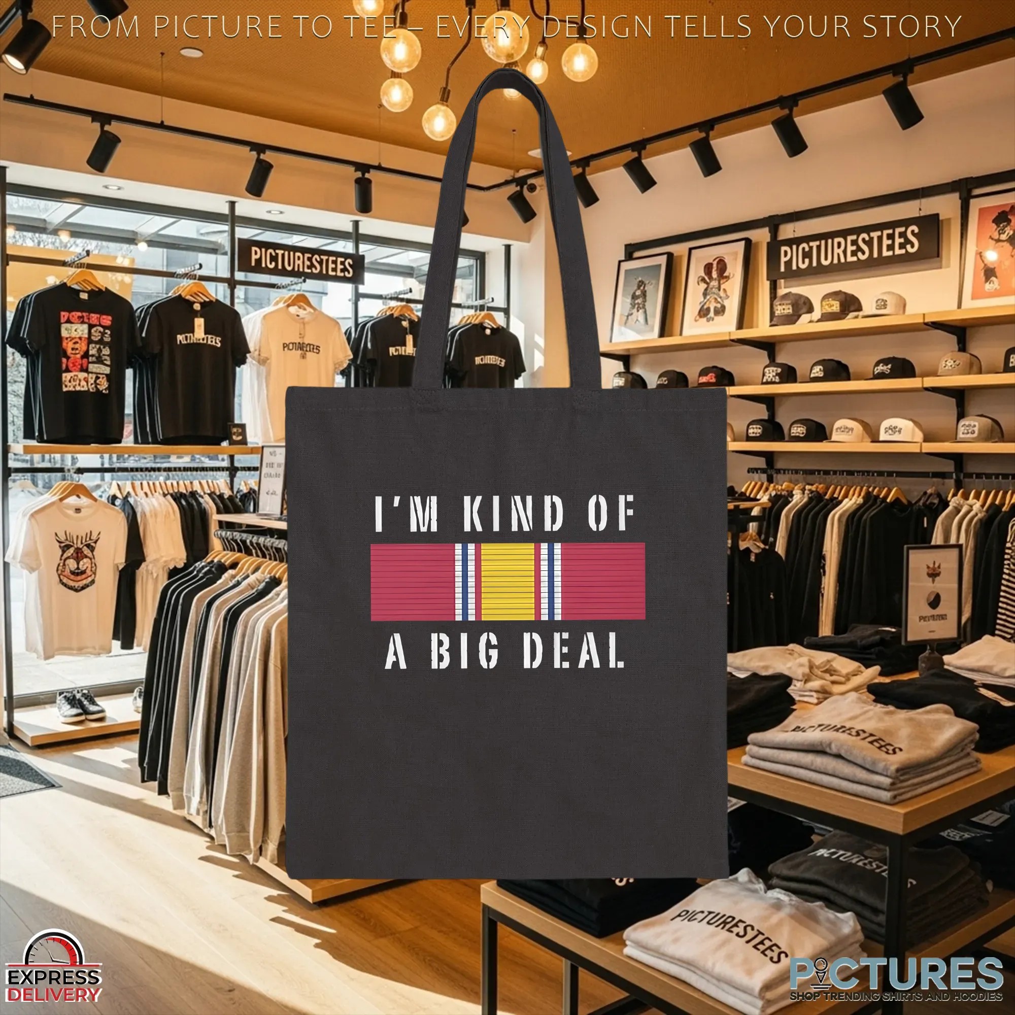 National Defense Service Medal Ribbon I'm Kind Of A Big Deal T Shirt
