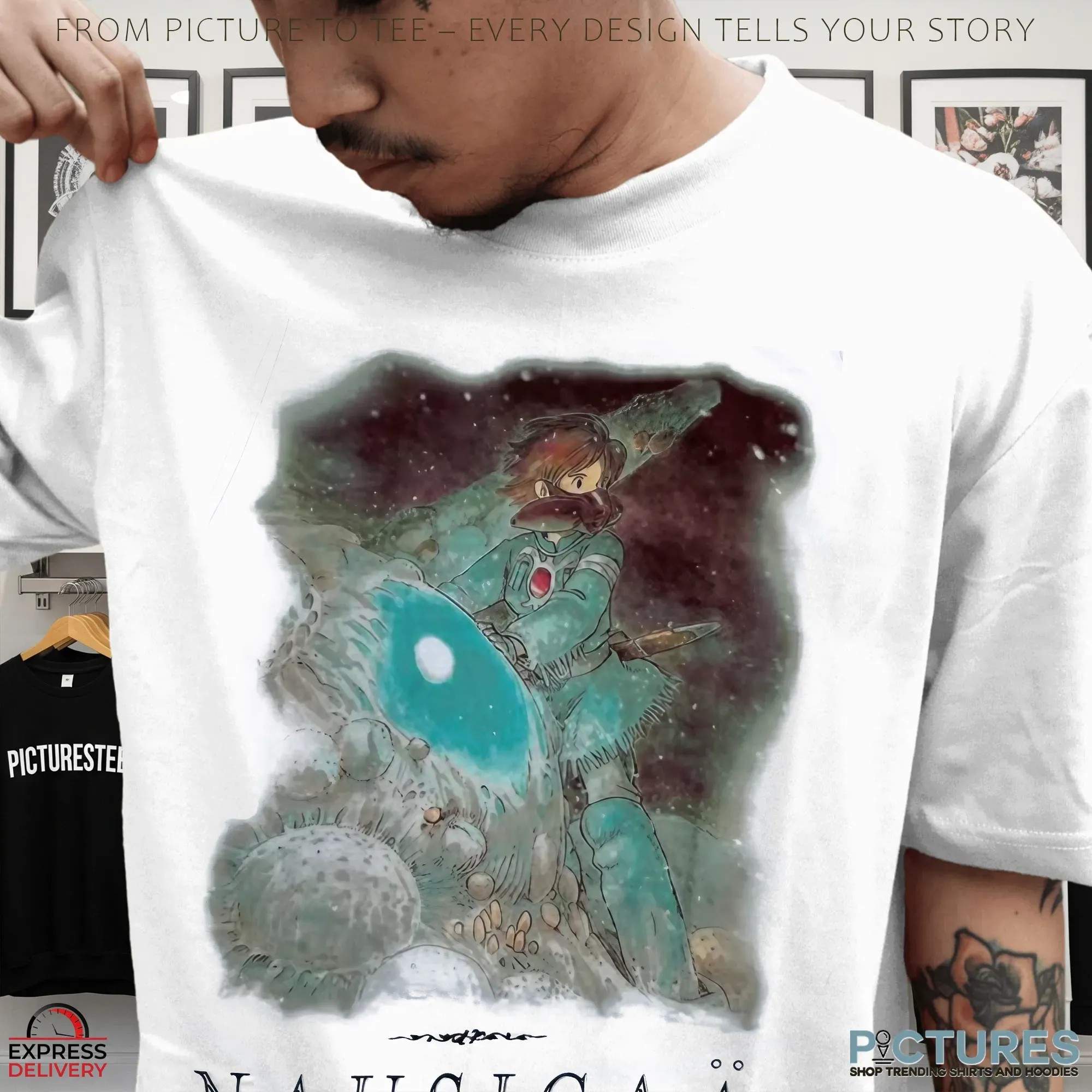 Nausicaä of the Valley of the Wind Vintage Manga Studio Ghibli Miyazaki 2000 T Shirt