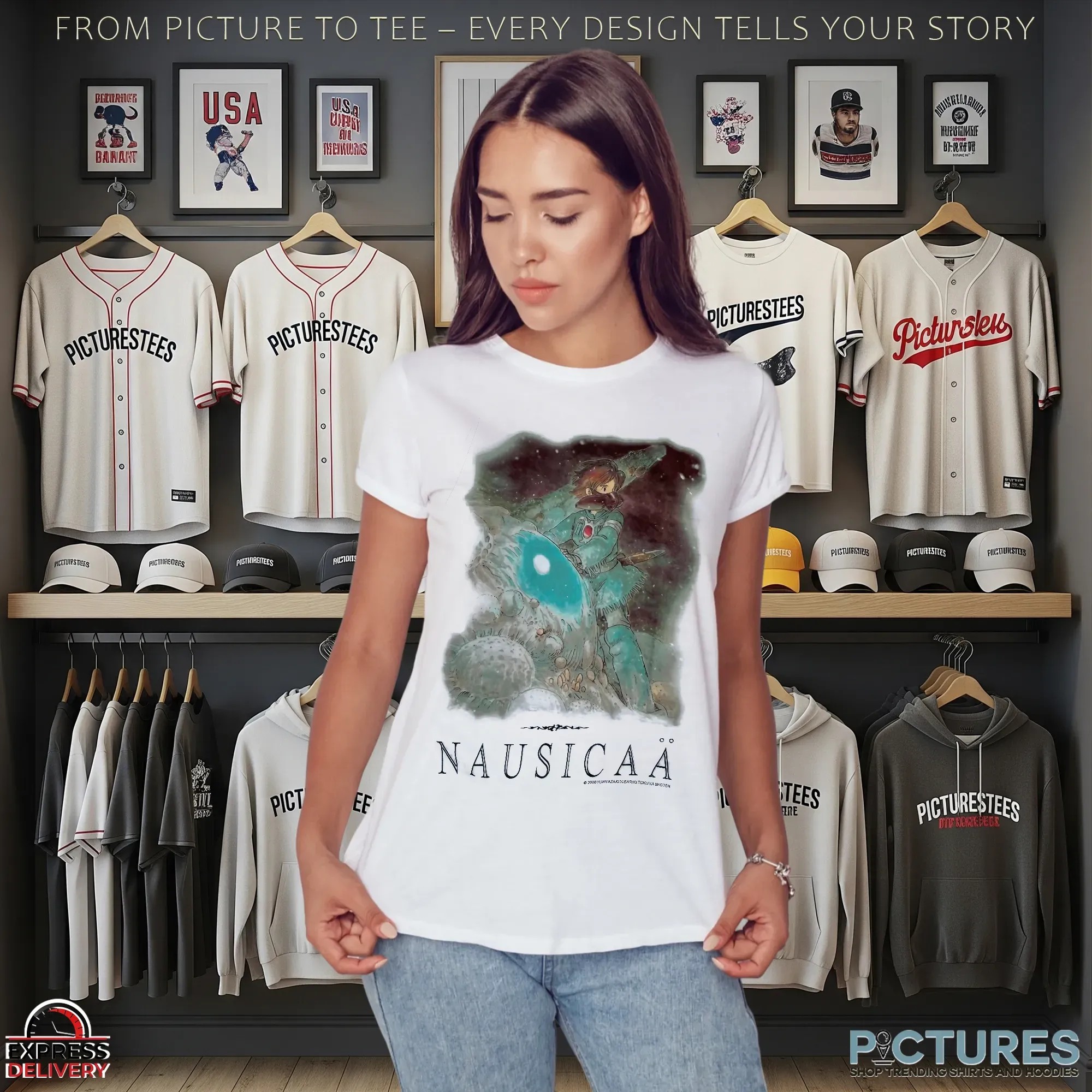 Nausicaä of the Valley of the Wind Vintage Manga Studio Ghibli Miyazaki 2000 T Shirt