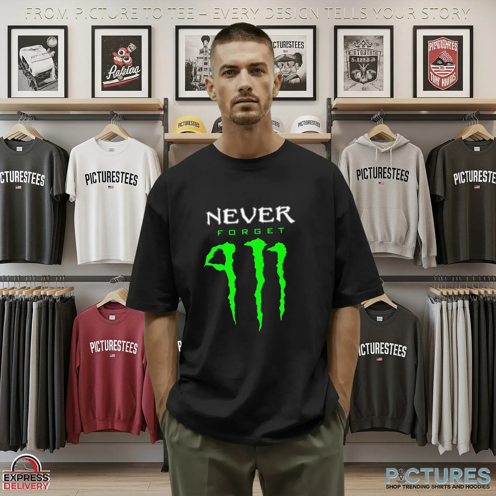 Never Forget Energy Drink T Shirt