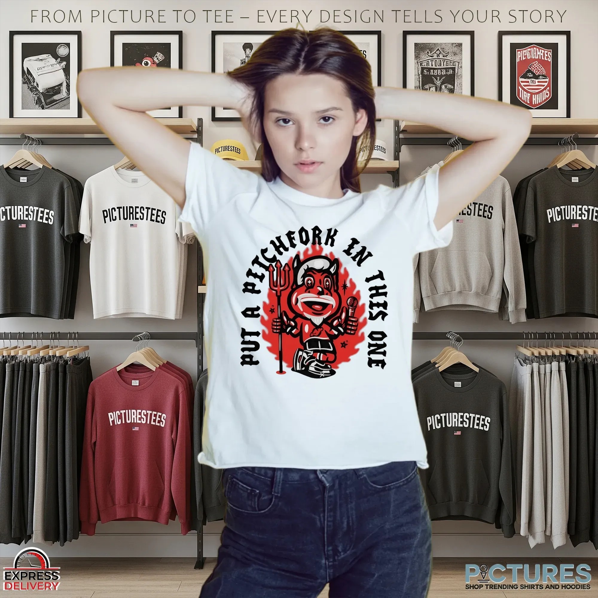 New Jersey Hockey Put A Pitchfork In This One T Shirt