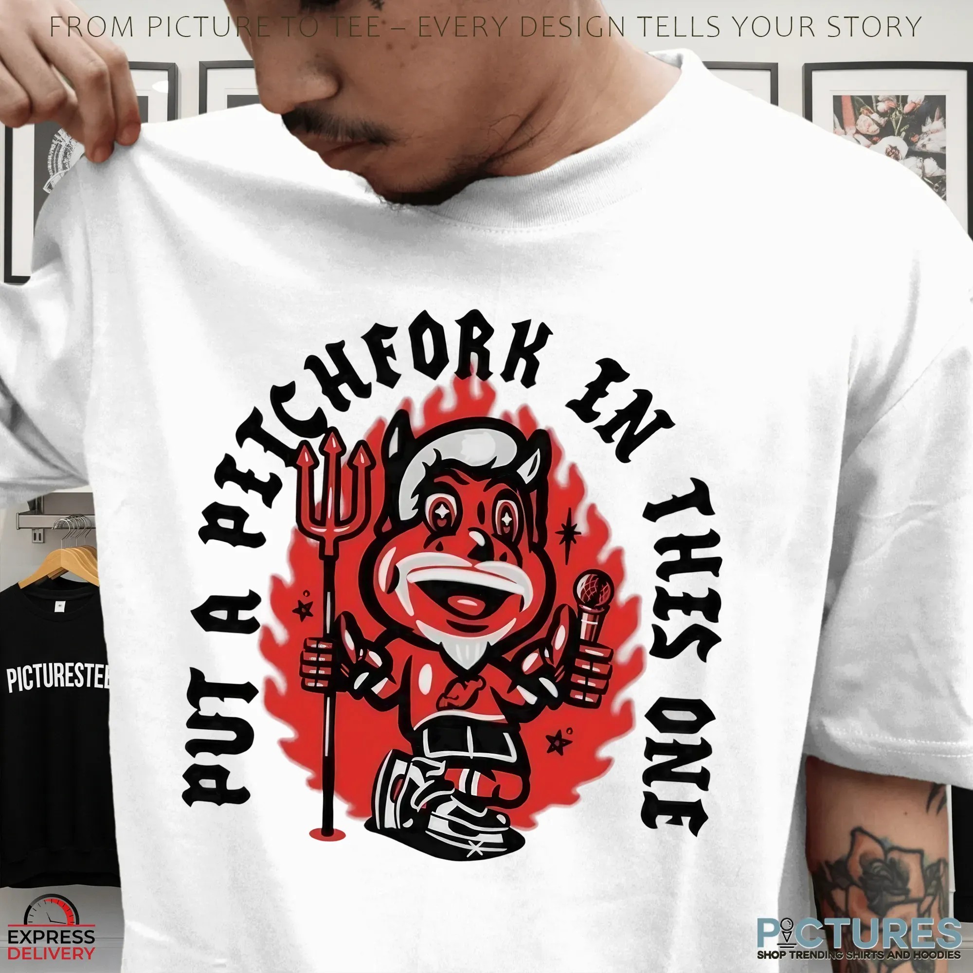 New Jersey Hockey Put A Pitchfork In This One T Shirt