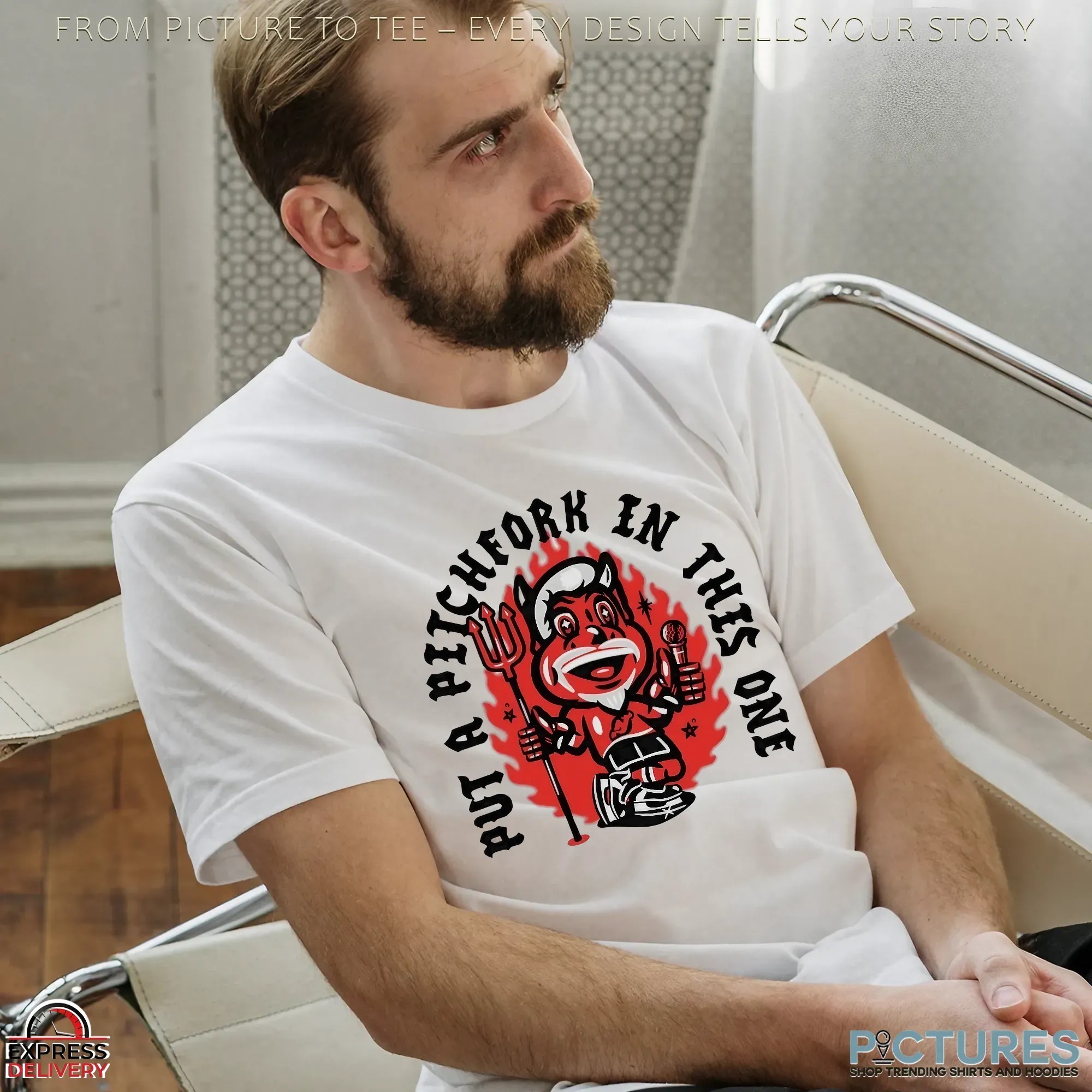 New Jersey Hockey Put A Pitchfork In This One T Shirt