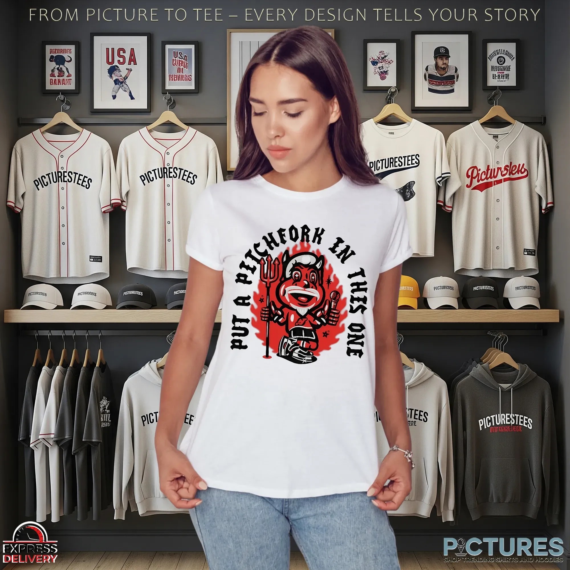 New Jersey Hockey Put A Pitchfork In This One T Shirt
