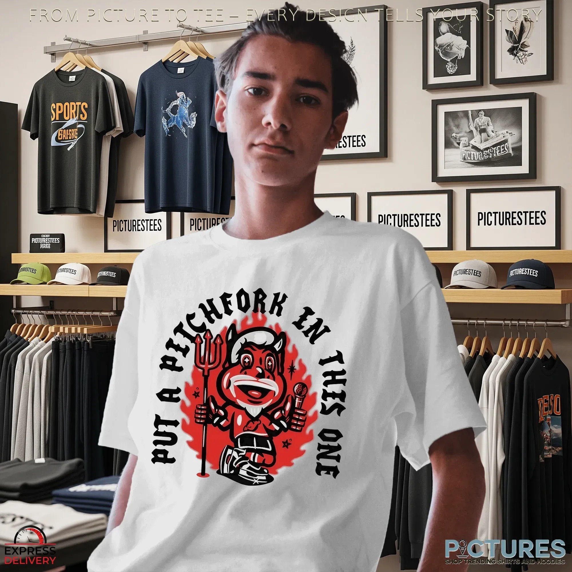 New Jersey Hockey Put A Pitchfork In This One T Shirt