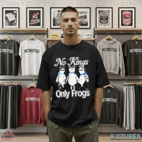 No Kings Only Frogs And Disdain For The Government T Shirt