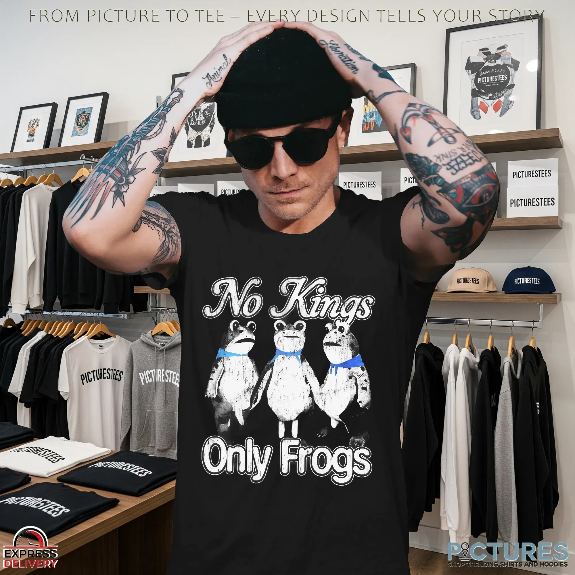 No Kings Only Frogs And Disdain For The Government T Shirt No Kings Only Frogs And Disdain For The Government T Shirt