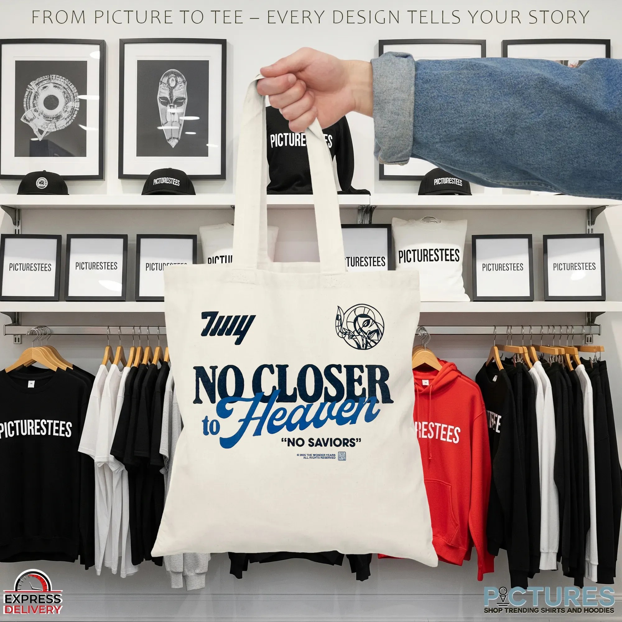 No closer to Heaven No Saviors The Wonder Years T Shirt