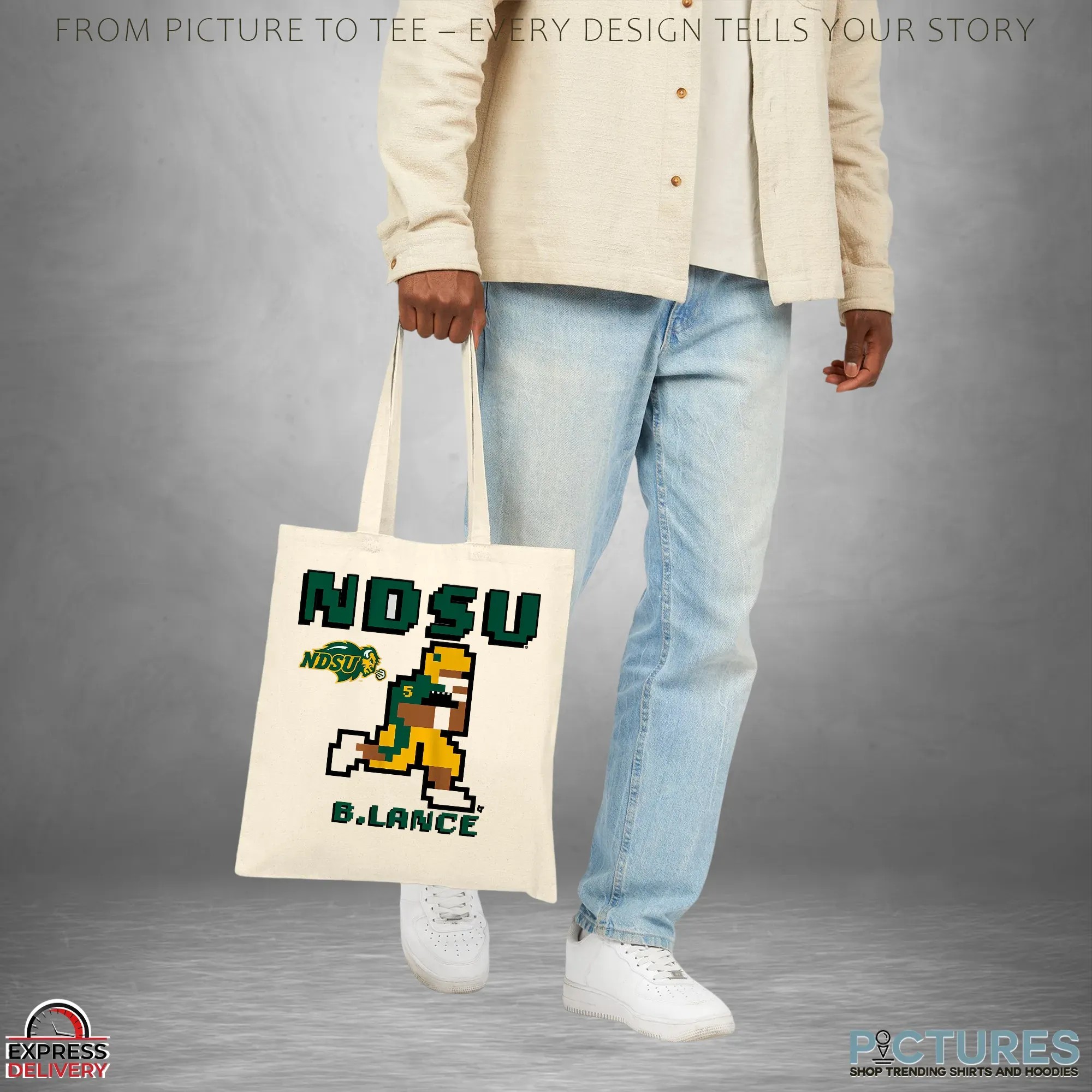 North Dakota State Football Bryce Lance Retro Baller Pixel Game T Shirt North Dakota State Football Bryce Lance Retro Baller Pixel Game T Shirt