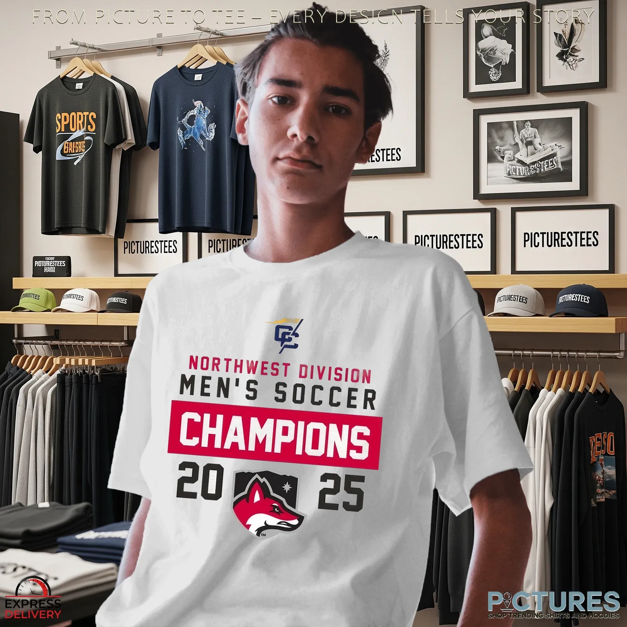 North Greenville Northwest Division Men’s Soccer Champions 2025 T Shirt