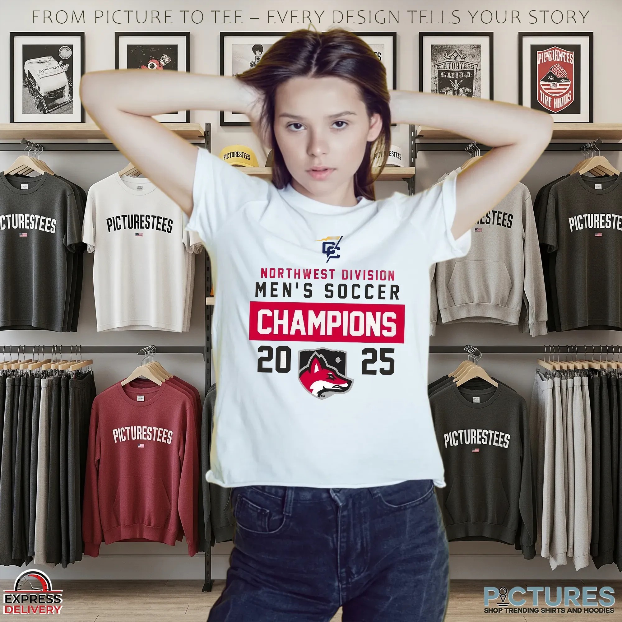 North Greenville Northwest Division Men’s Soccer Champions 2025 T Shirt