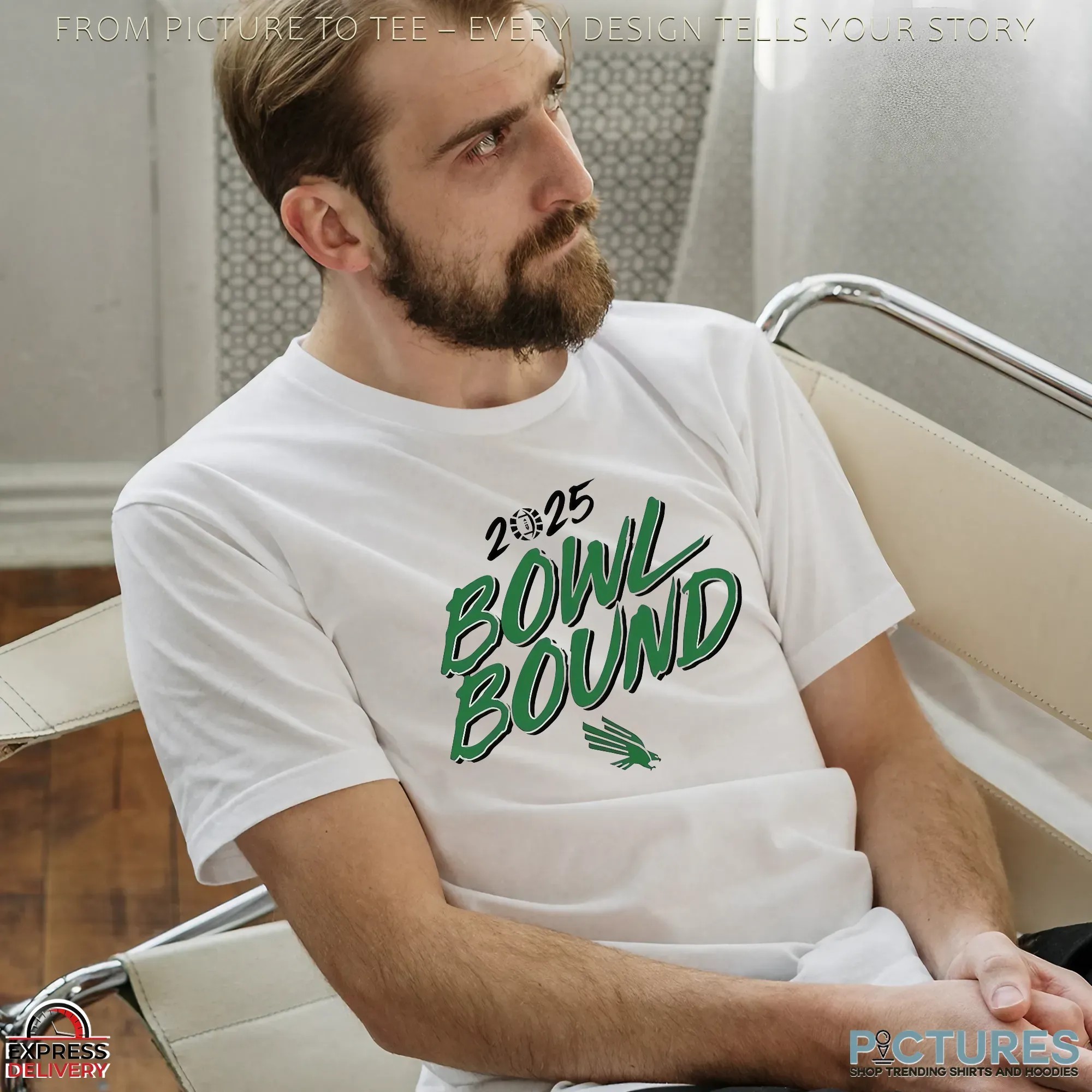 North Texas Mean Green Football 2025 Bowl Bound T Shirt