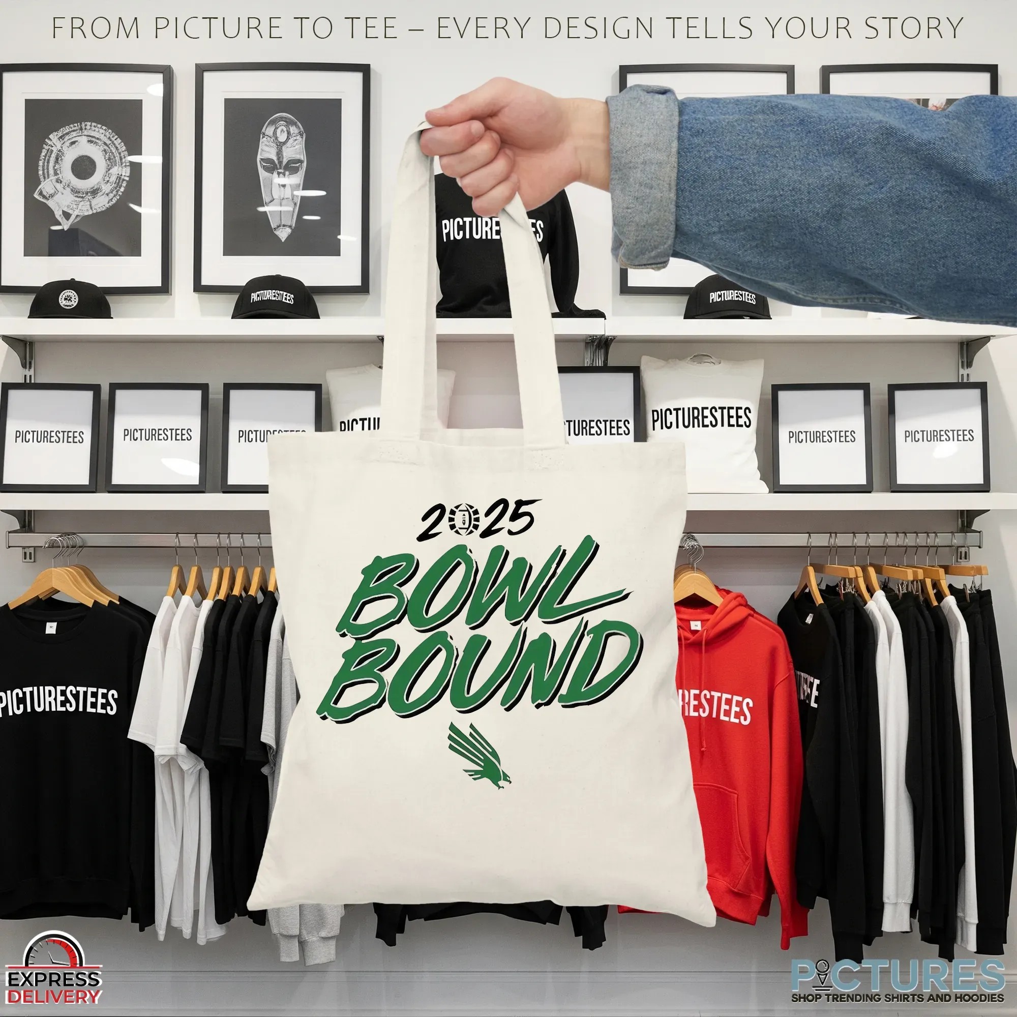 North Texas Mean Green Football 2025 Bowl Bound T Shirt