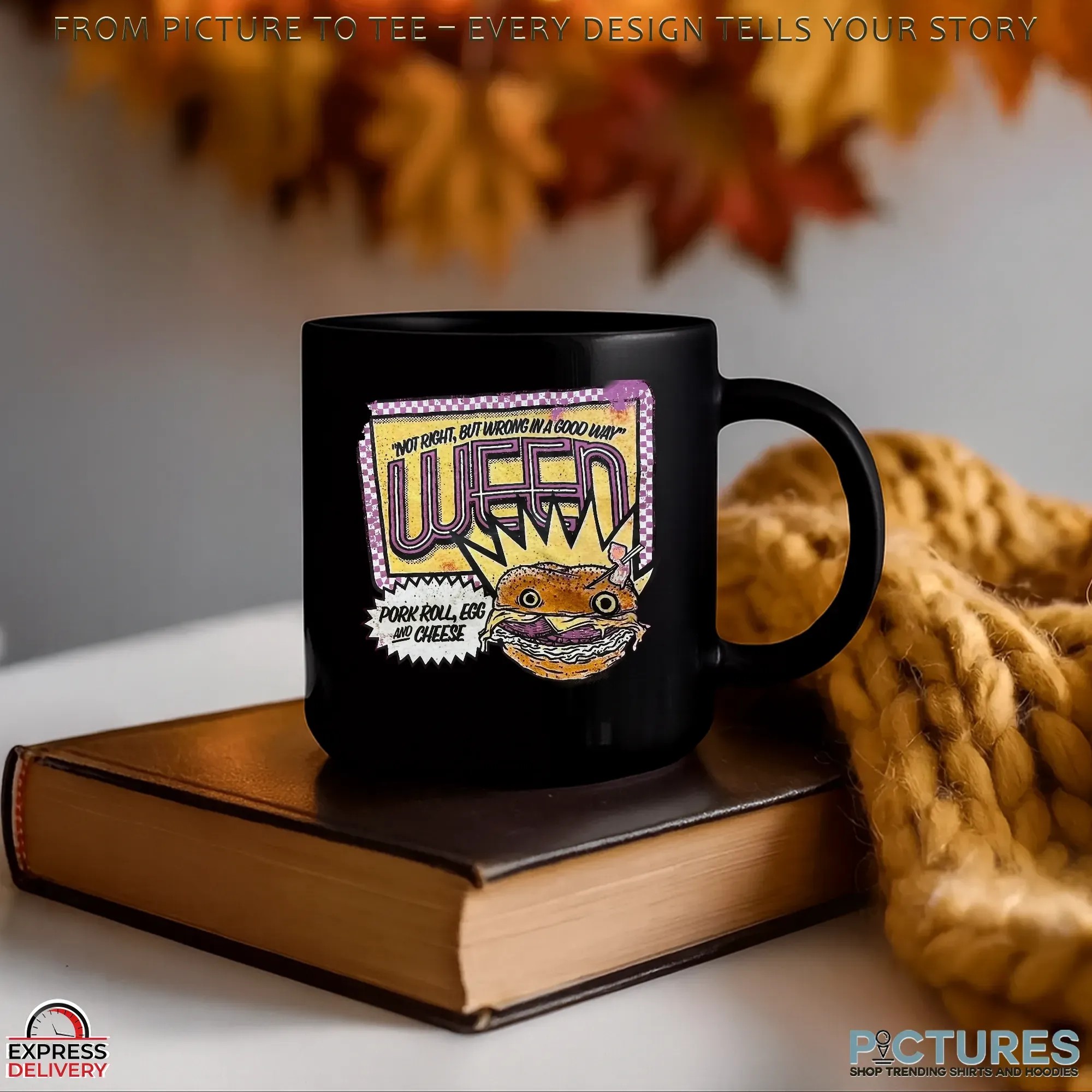 Not Right, But Wrong In A Good Way A Pork Roll, Egg And Cheese Ween Preowned T Shirt Not Right, But Wrong In A Good Way A Pork Roll, Egg And Cheese Ween Preowned T Shirt