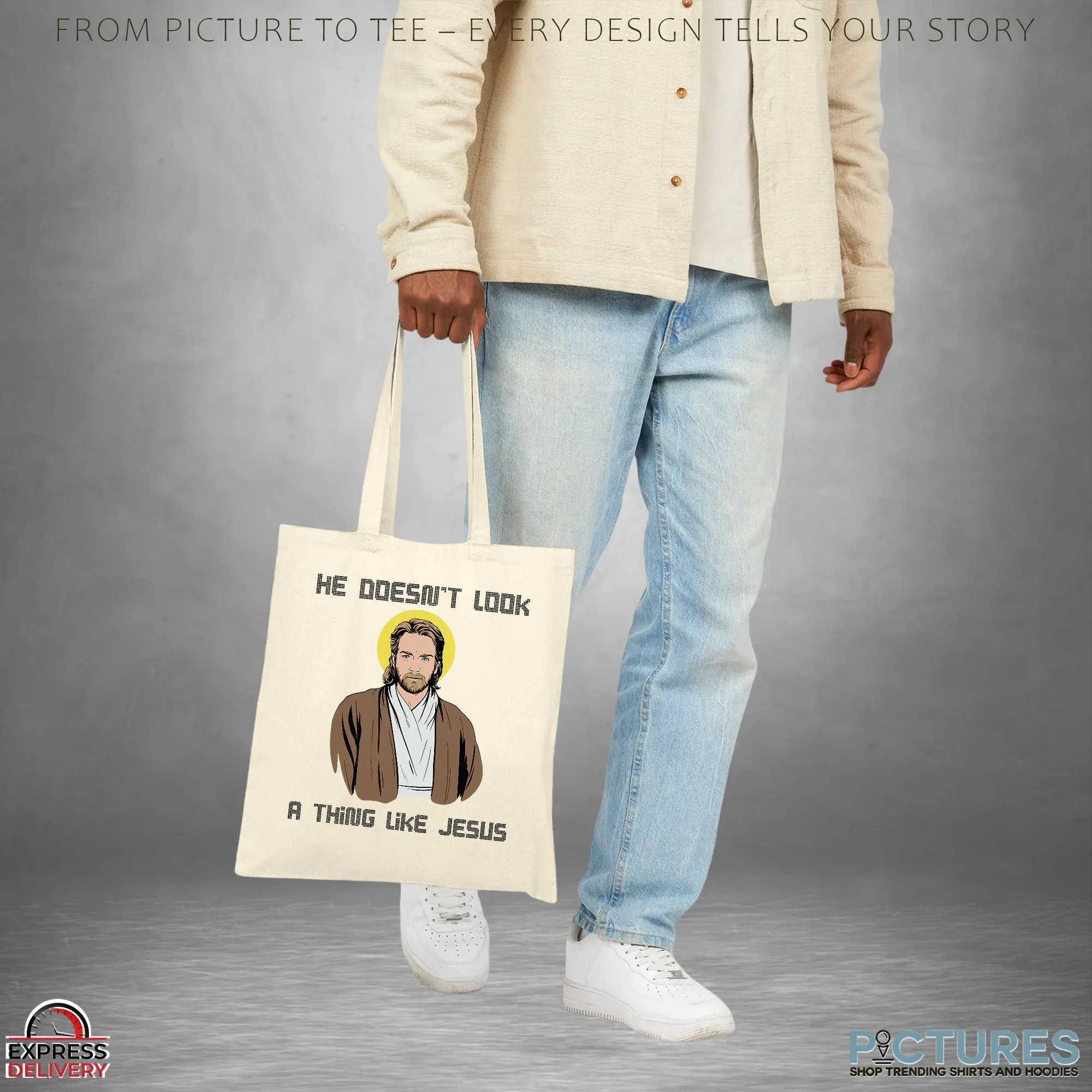 Obi-wan Kenobi Star Wars Saga He Doesn't Look A Thing Like Jesus Meme T Shirt
