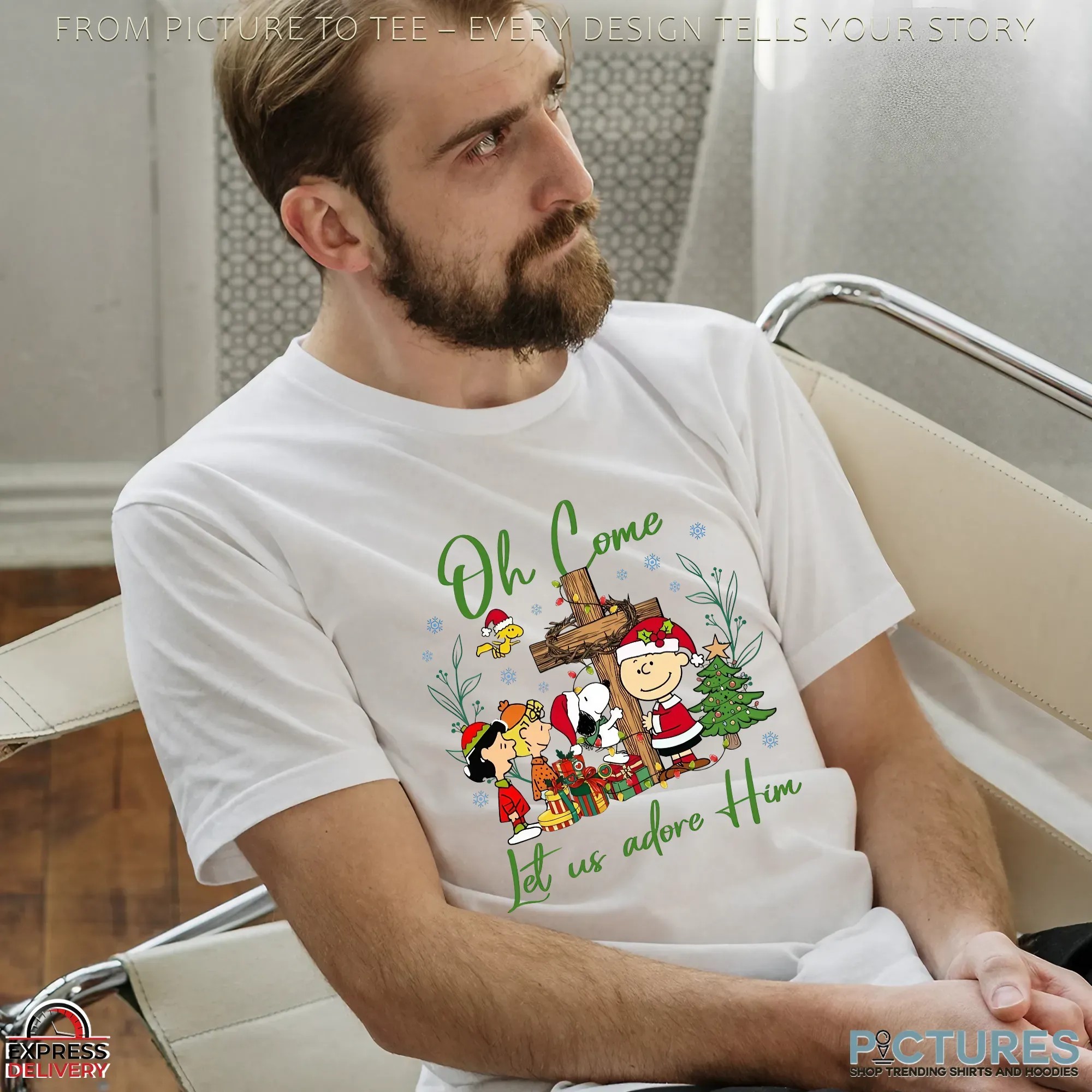 Oh Come Let Us Adore Him Snoop Christmas Mery Grinchmas 2025 Shirt