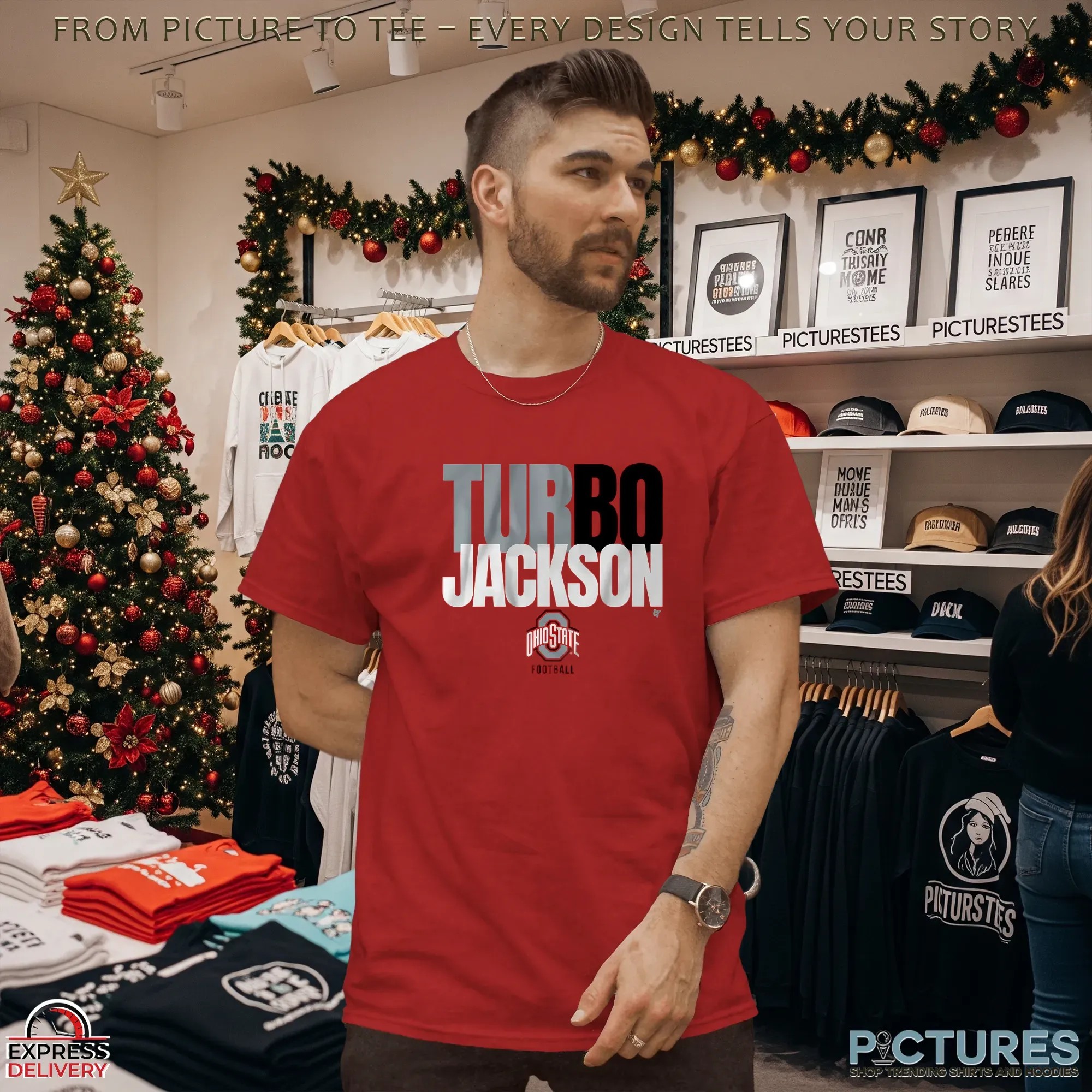 Ohio State Football Bo Jackson Turbo T Shirt