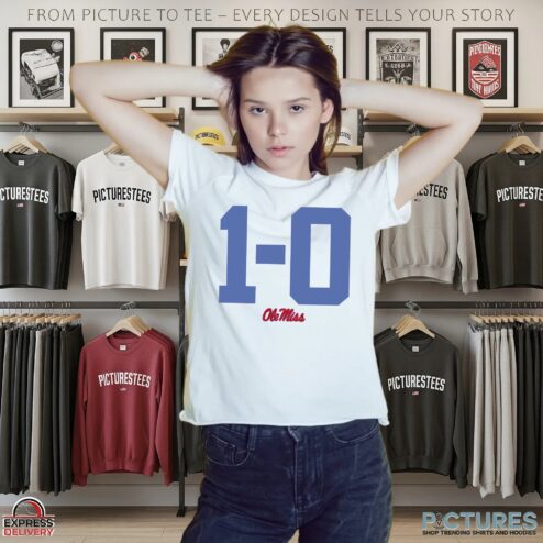 Ole Miss Rebels 1-0 Oklahoma Sooners 2025 Sec T Shirt