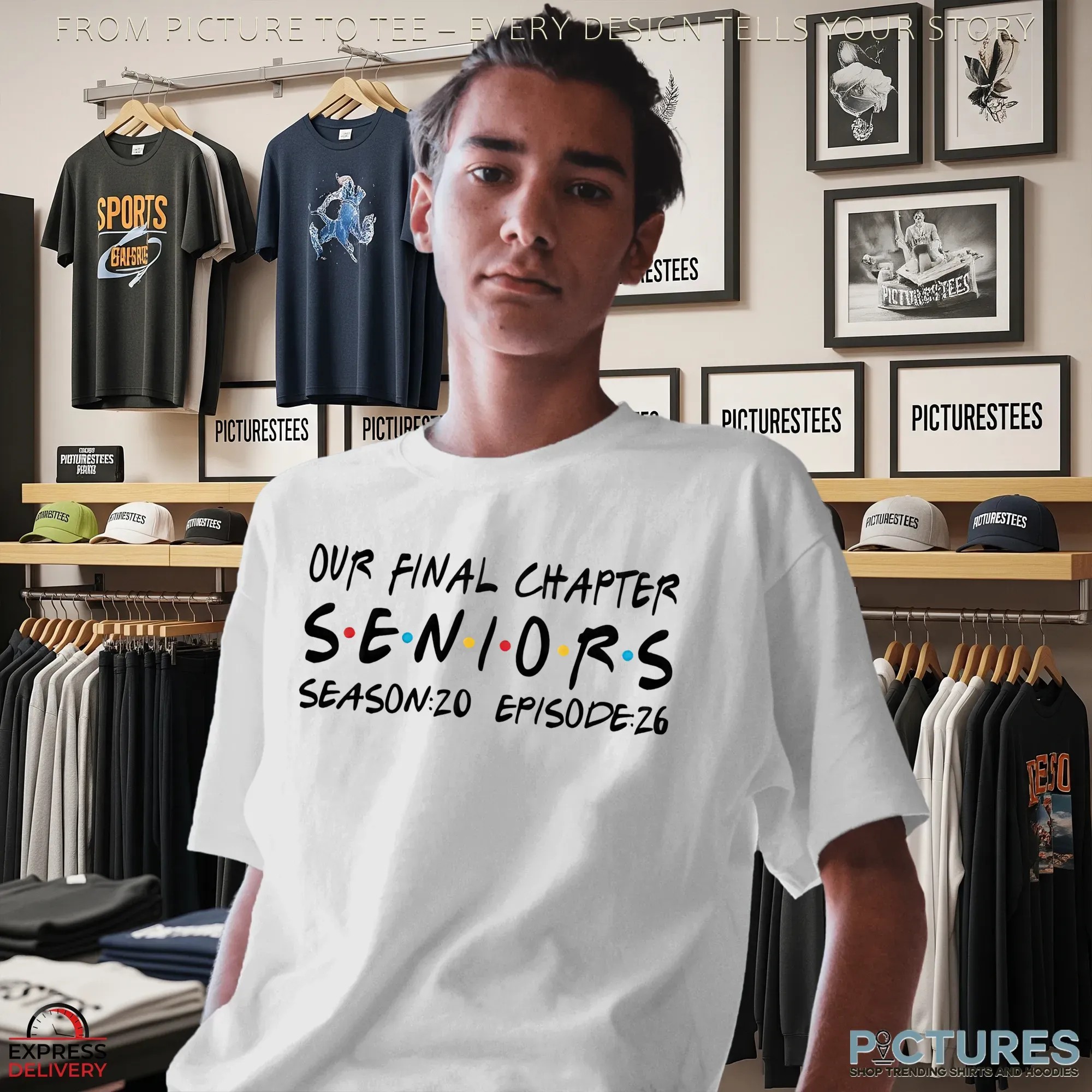 Our Final Chapter Season 20, Episode 26 2026 Graduation Friends-Themed Senior Class T Shirt