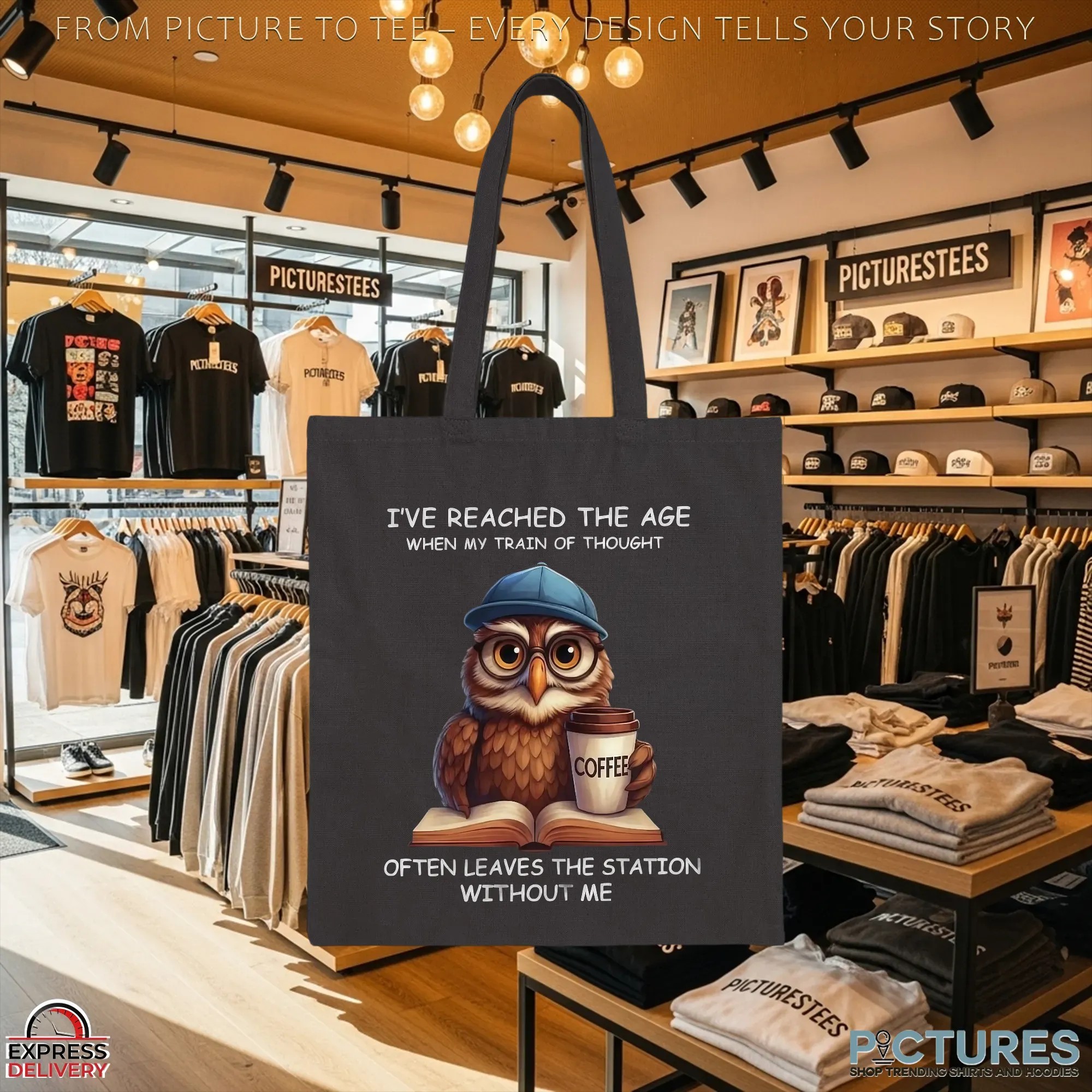 Owl Meme I Have Reached The Age When My Train Of Thought Often Leaves The Station Without Me T Shirt Owl Meme I Have Reached The Age When My Train Of Thought Often Leaves The Station Without Me T Shirt