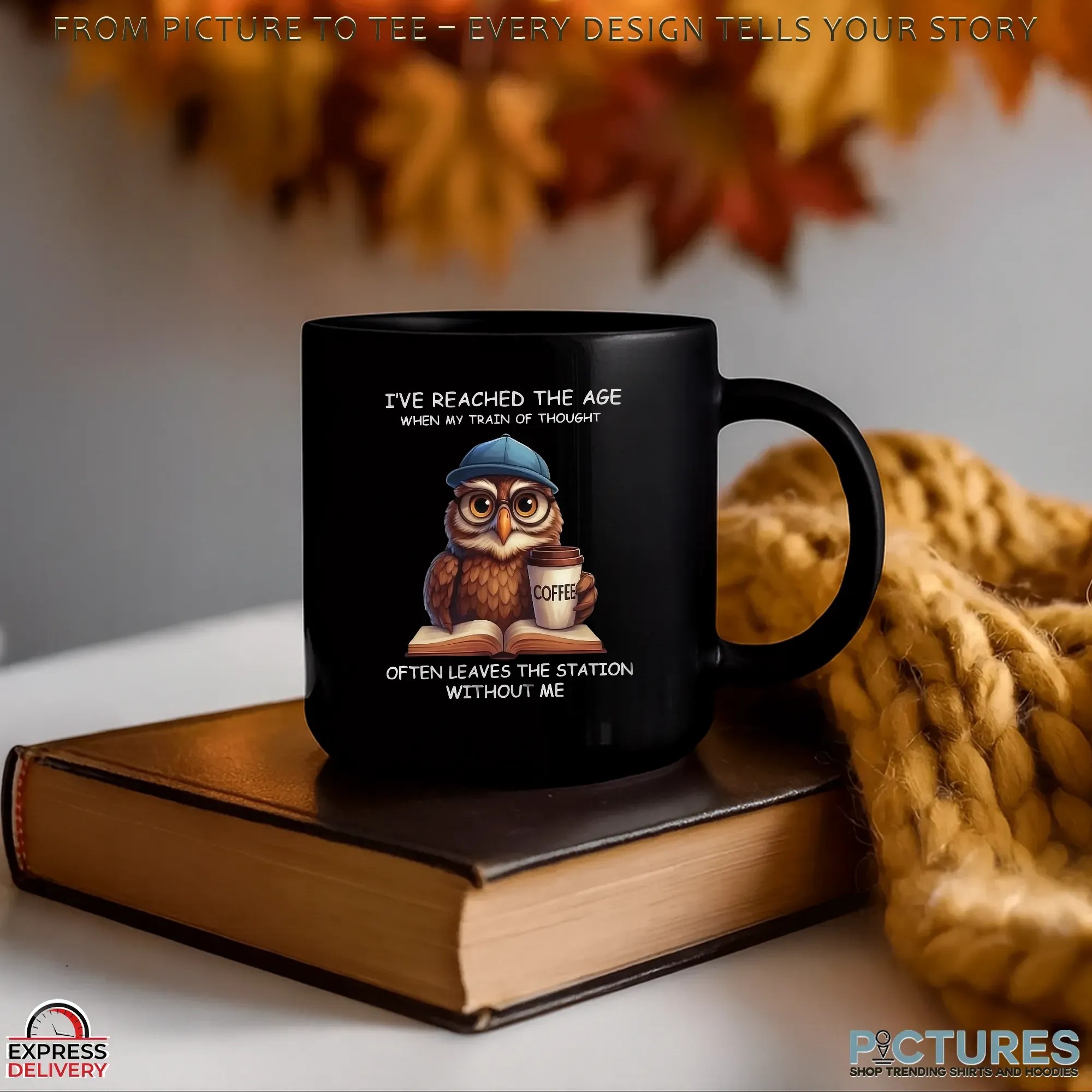 Owl Meme I Have Reached The Age When My Train Of Thought Often Leaves The Station Without Me T Shirt Owl Meme I Have Reached The Age When My Train Of Thought Often Leaves The Station Without Me T Shirt