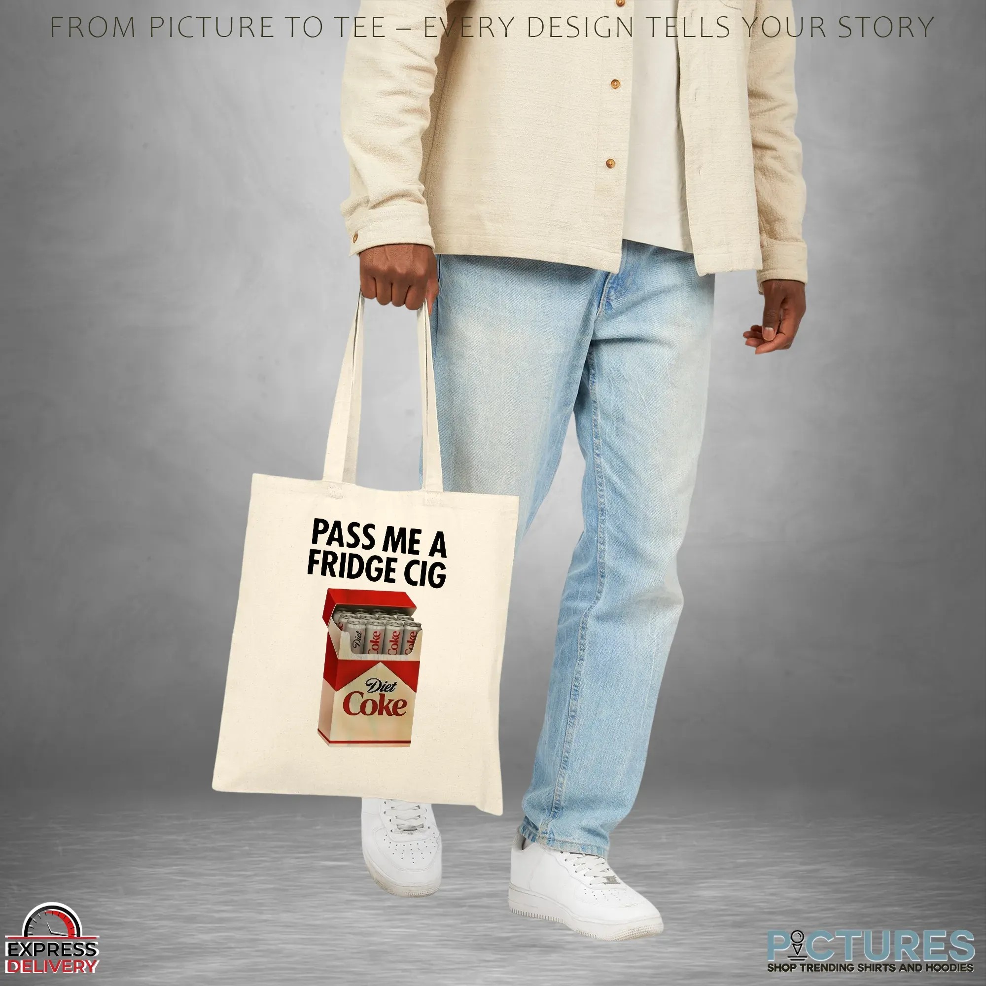 Pass Me A Fridge Cigarette Diet Coke Marlboro Parody T Shirt
