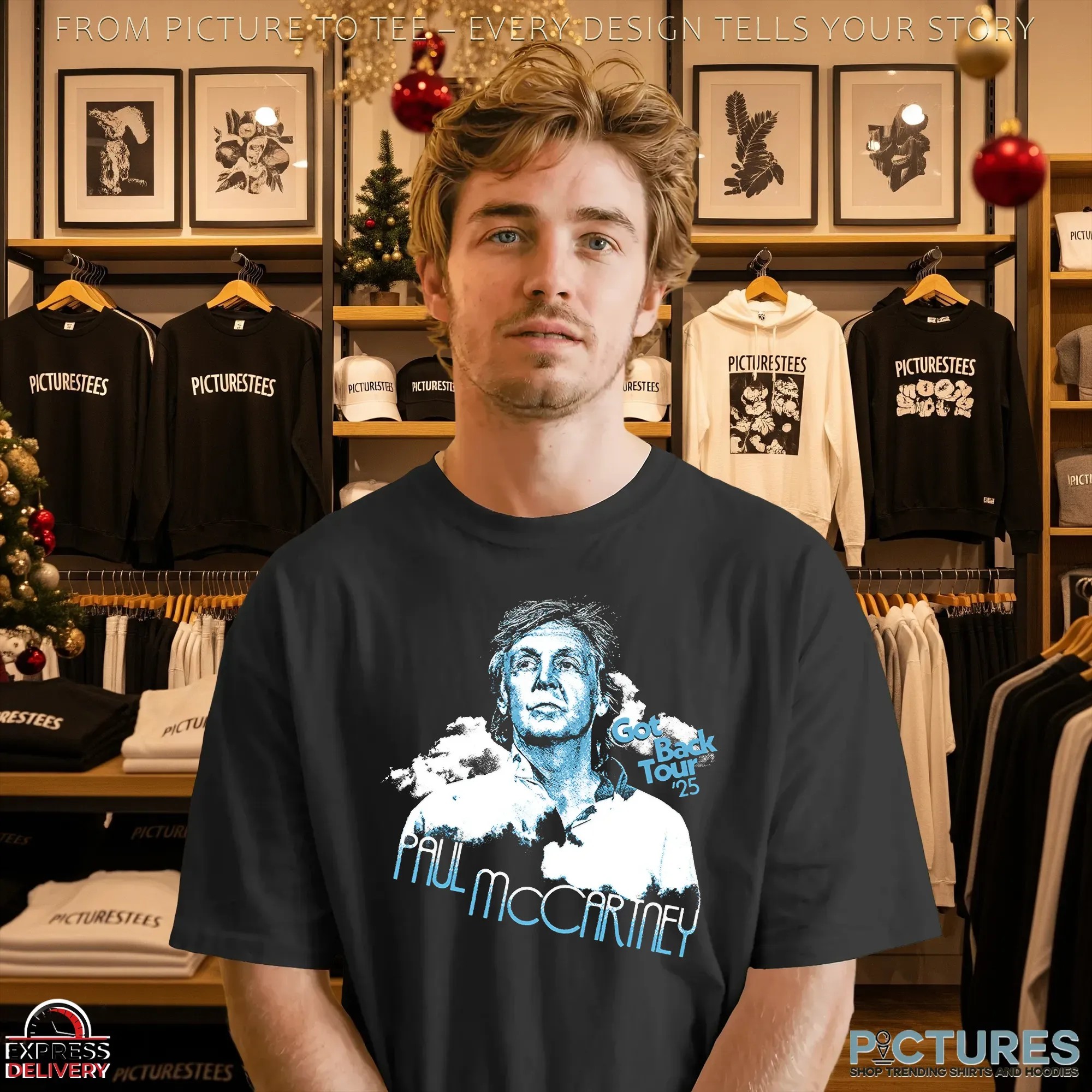 Paul McCartney Got Back '25 Tour Graphic Portrait T Shirt