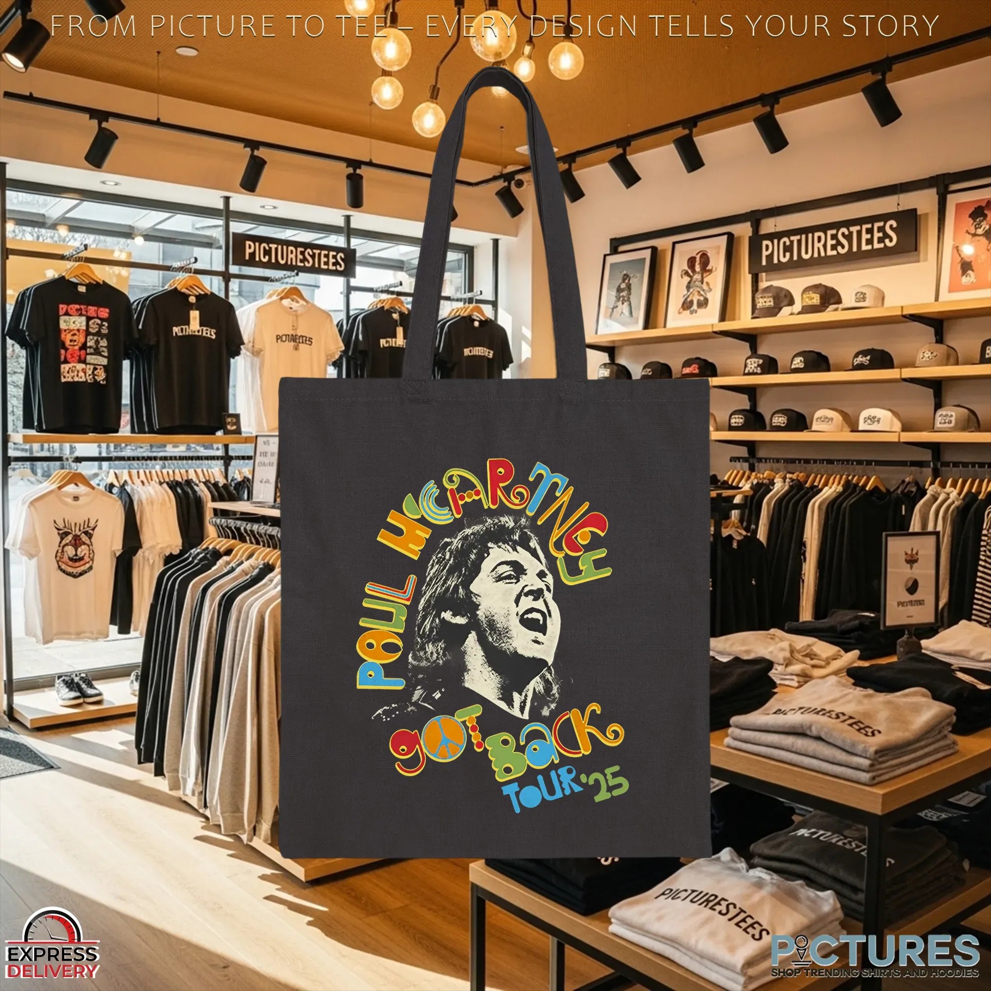 Paul McCartney Got Back Tour '25 Graphic T Shirt