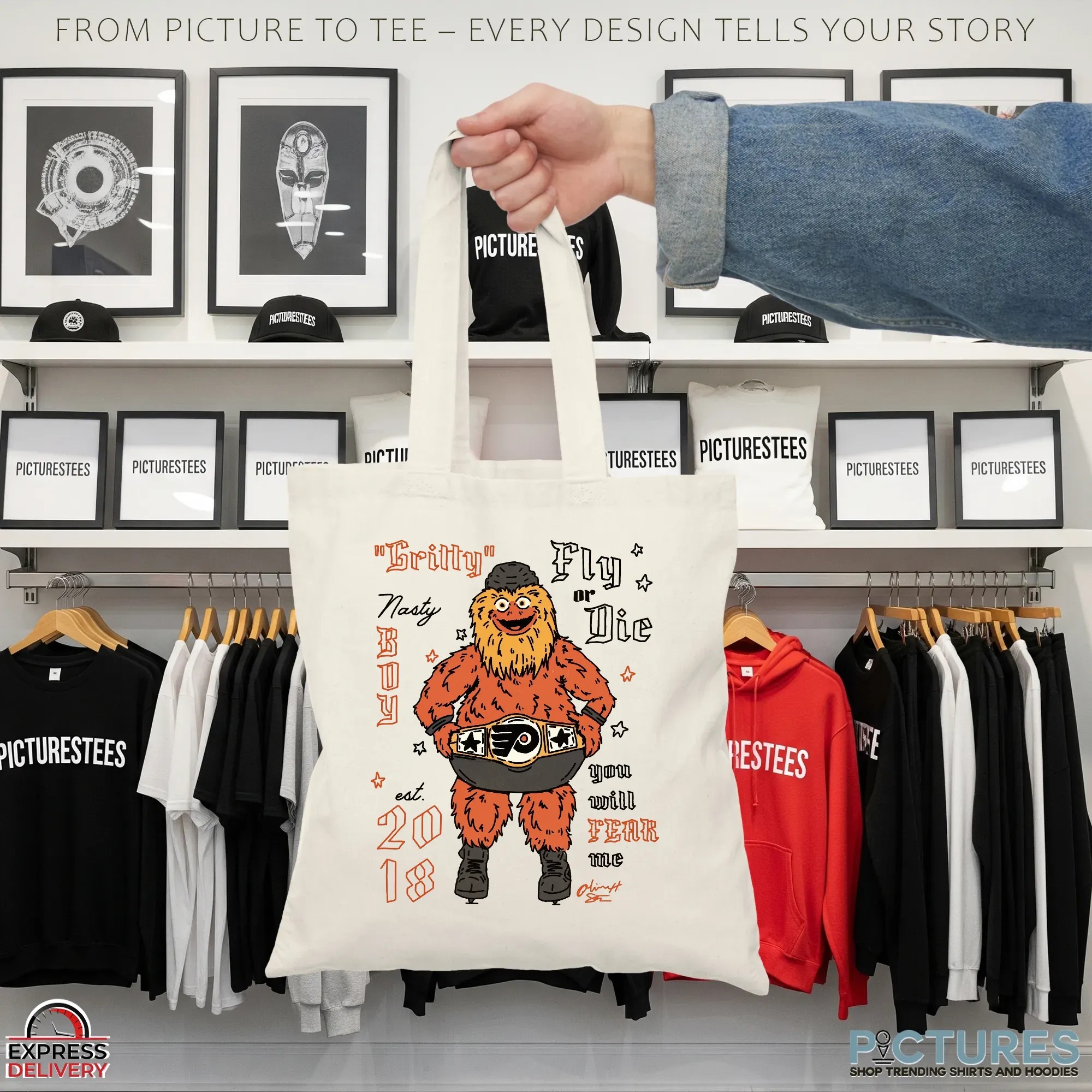 Philadelphia Flyers Gritty Fly Or Die You Will Fear Me Est 2018 Mascot T Shirt Philadelphia Flyers Gritty Fly Or Die You Will Fear Me Est 2018 Mascot T Shirt