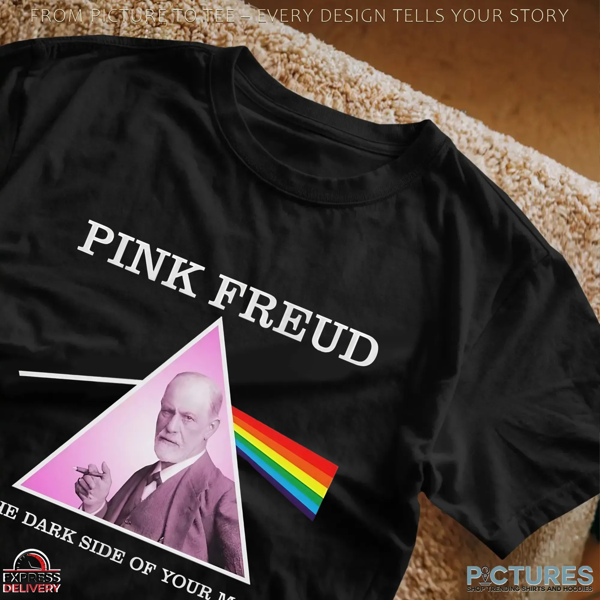 Pink Freud Dark Side Of Your Mom Pink Floyd Style T Shirt Pink Freud Dark Side Of Your Mom Pink Floyd Style T Shirt