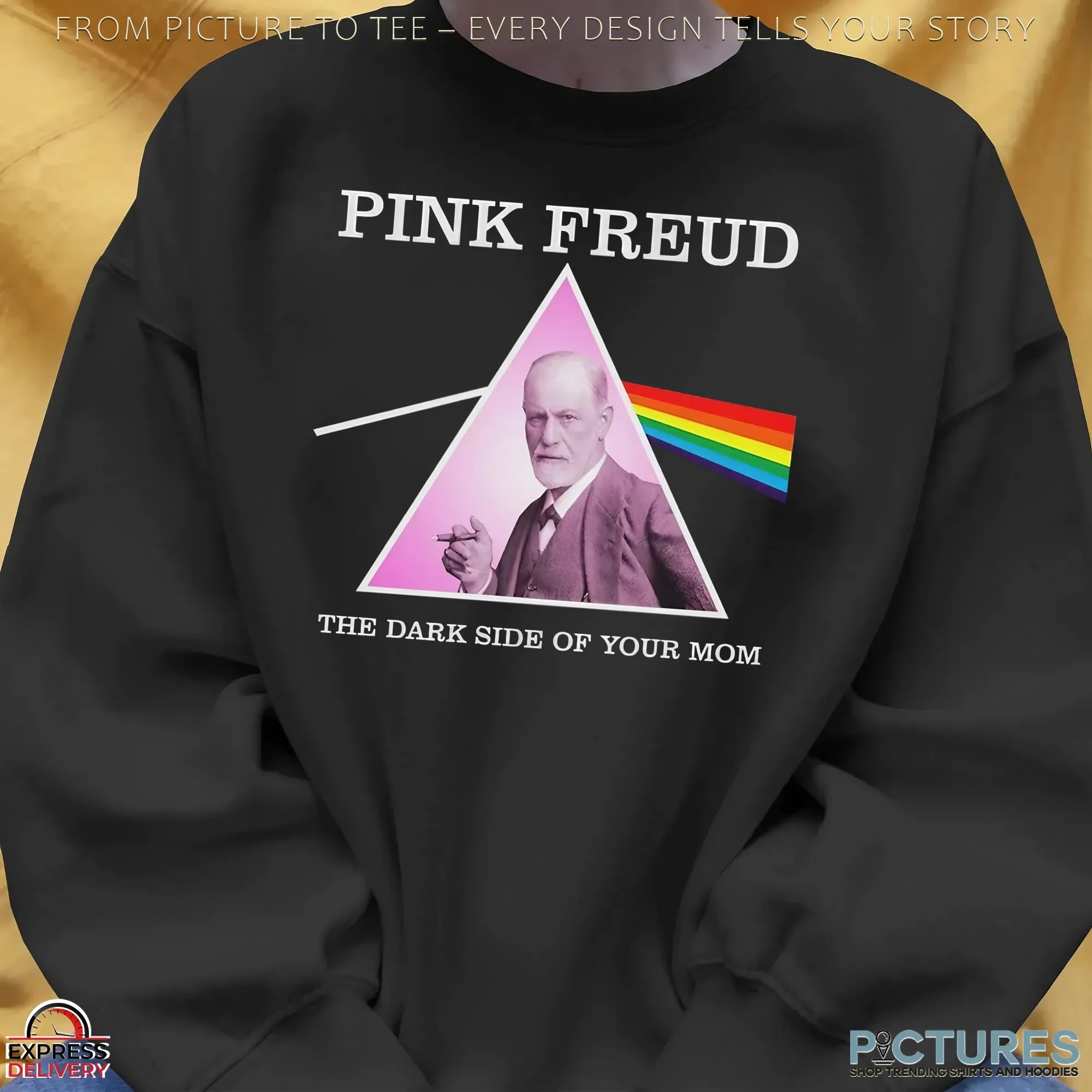 Pink Freud Dark Side Of Your Mom Pink Floyd Style T Shirt Pink Freud Dark Side Of Your Mom Pink Floyd Style T Shirt