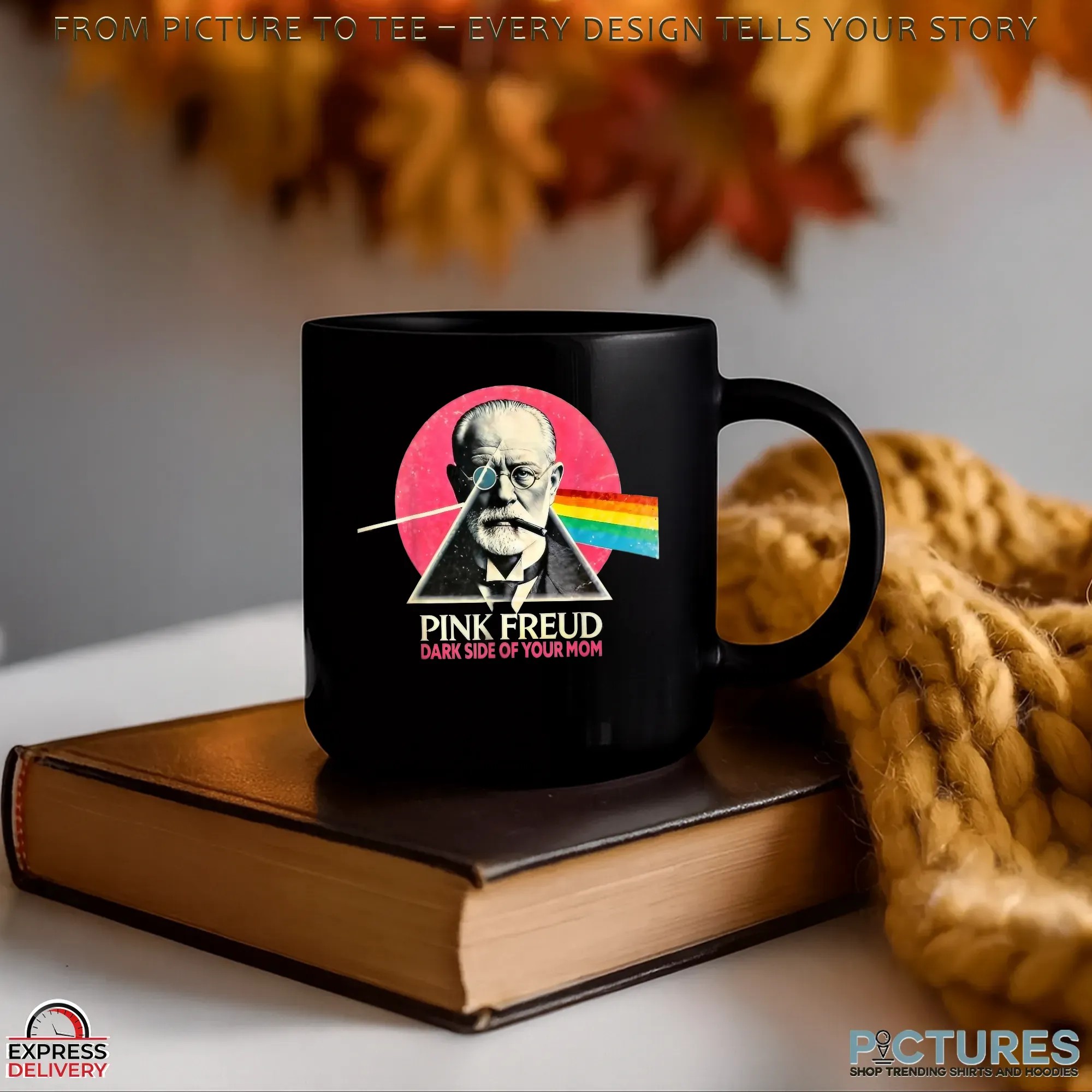 Pink Freud Dark Side of Your Mom Psychology T Shirt Pink Freud Dark Side of Your Mom Psychology T Shirt