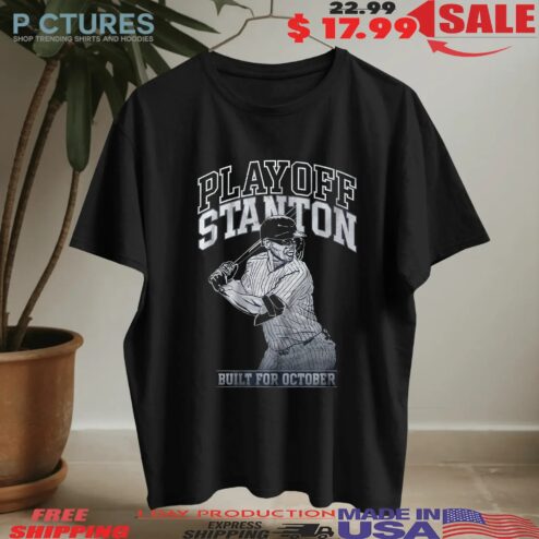 Playoff Stanton Built For October Vintage T-shirt