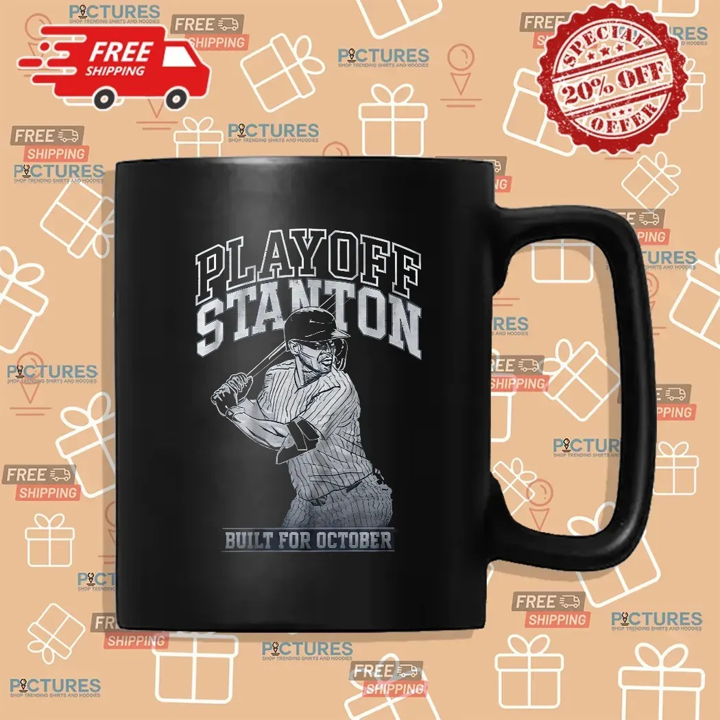 Playoff Stanton Built For October Vintage T-shirt Playoff Stanton Built For October Vintage T-shirt