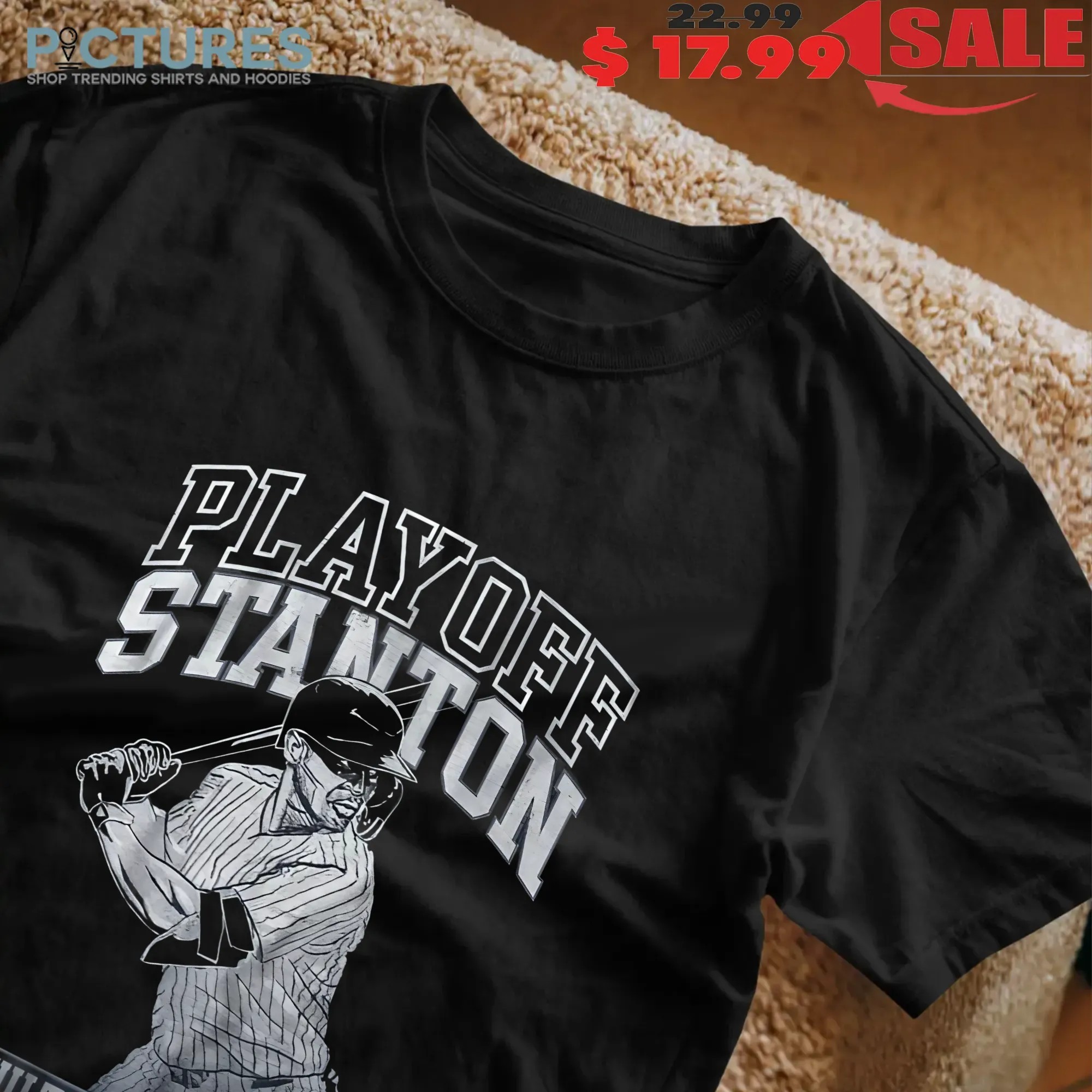 Playoff Stanton Built For October Vintage T-shirt Playoff Stanton Built For October Vintage T-shirt