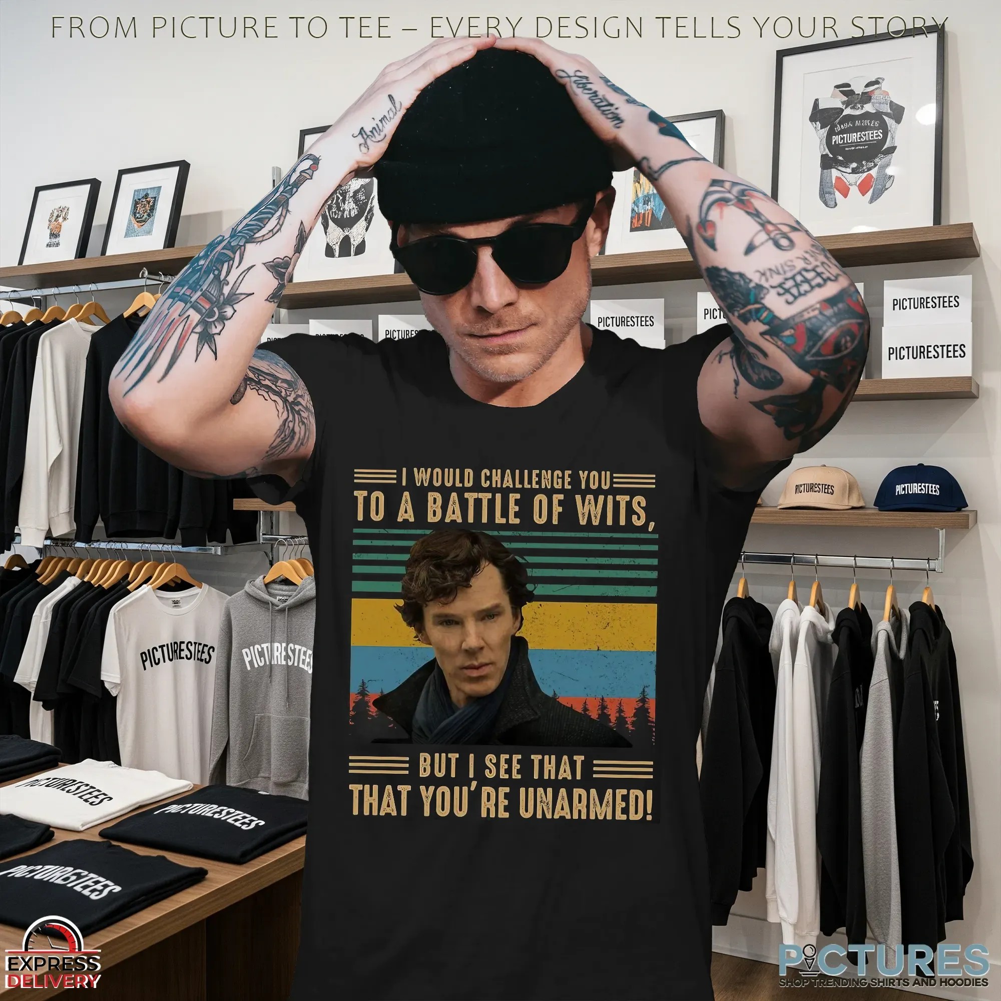 Princess Bride I Would Challenge You To A Battle Of Wits Benedict Cumberbatch T Shirt