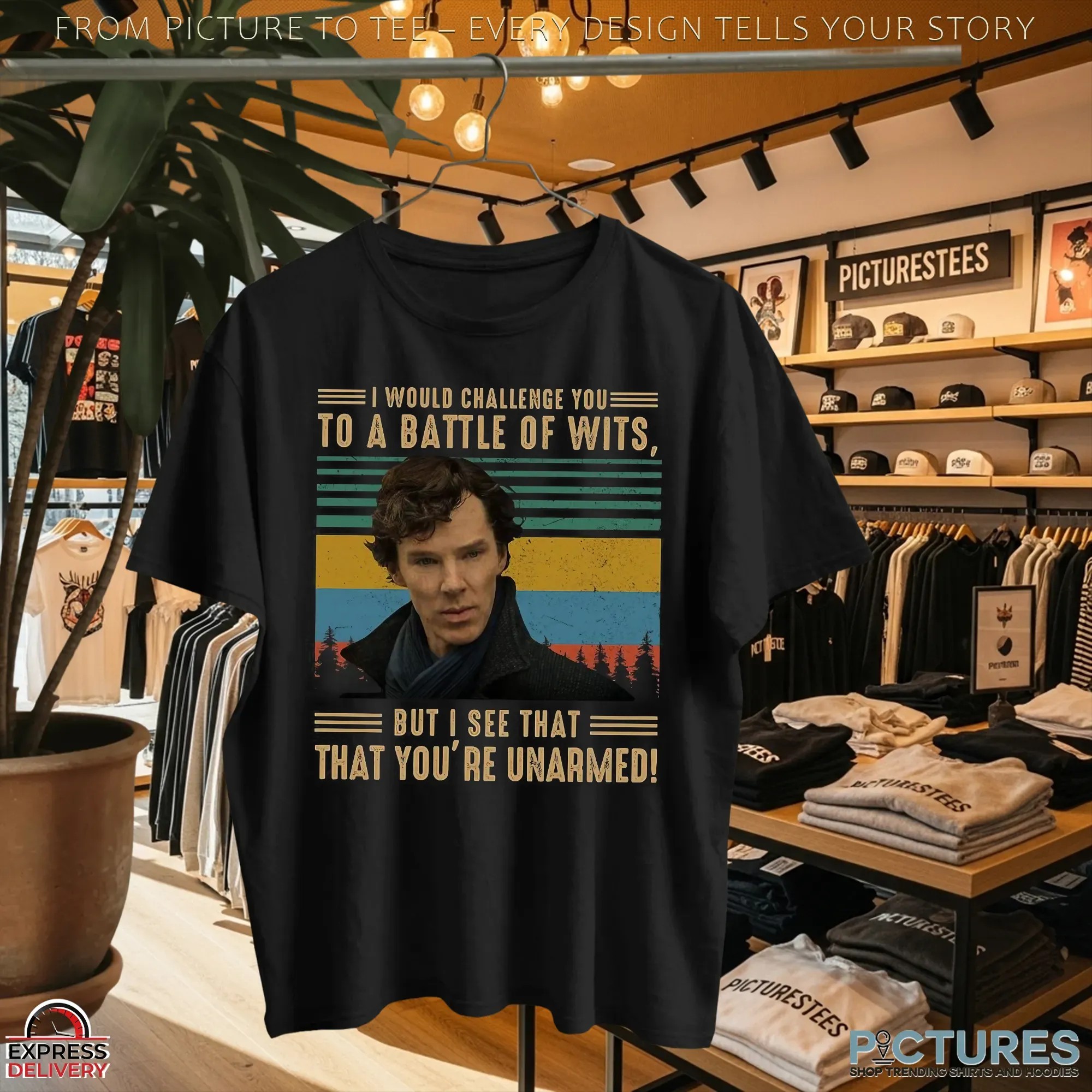 Princess Bride I Would Challenge You To A Battle Of Wits Benedict Cumberbatch T Shirt