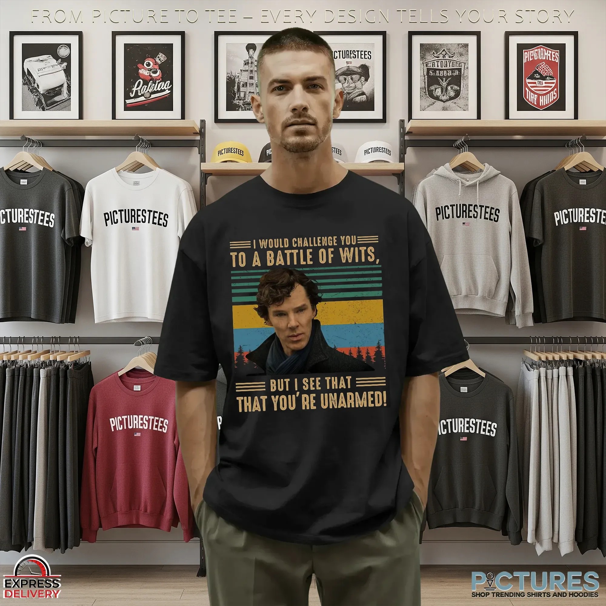 Princess Bride I Would Challenge You To A Battle Of Wits Benedict Cumberbatch T Shirt