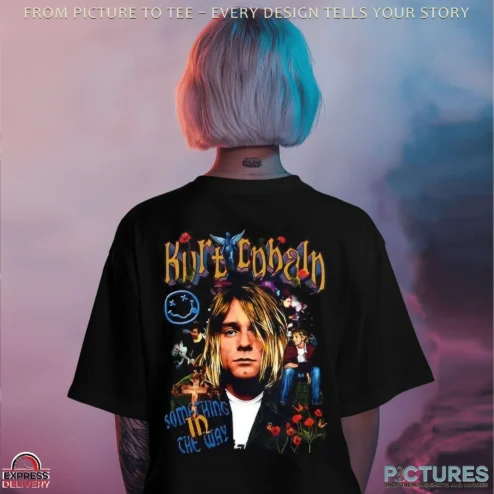 RIP Kurt Cobain Nirvana 1962 1994 Something In The Way Memorial T Shirt