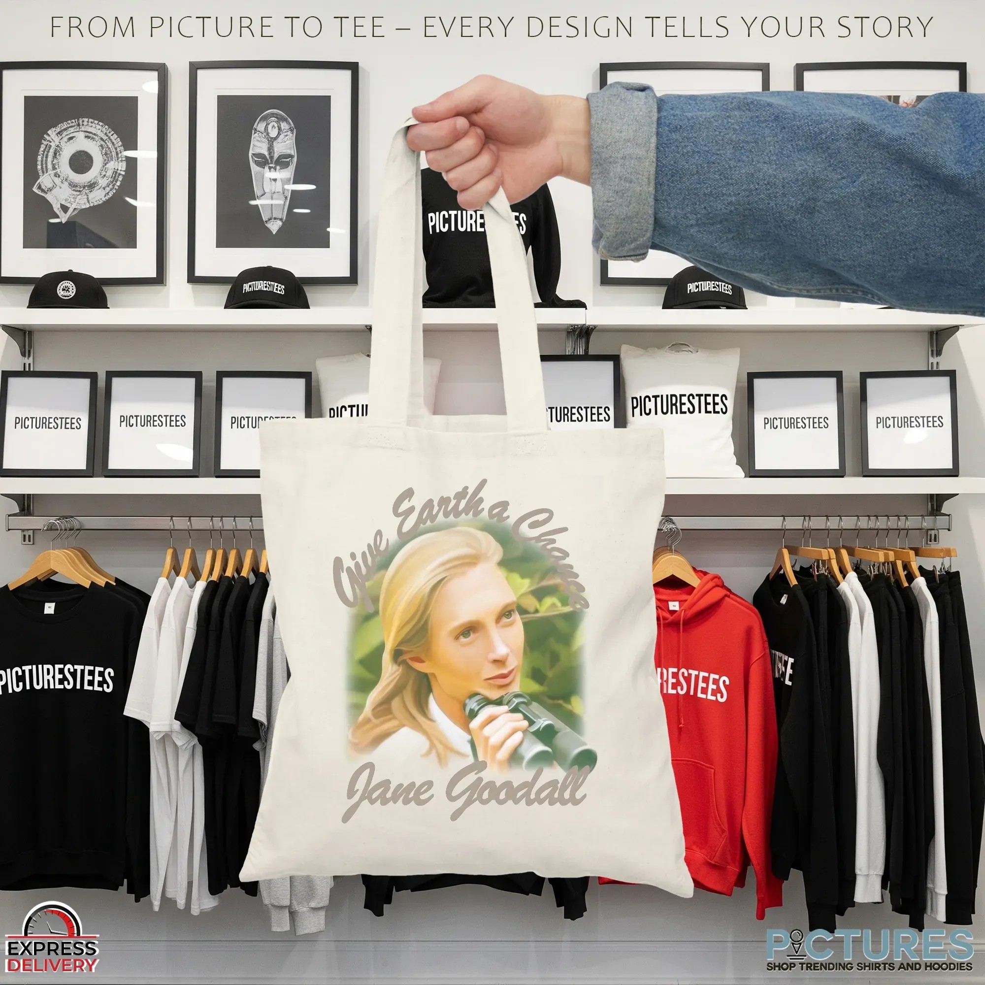RIP Jane Goodall Give Earth A Chance 2025 Memorial T Shirt