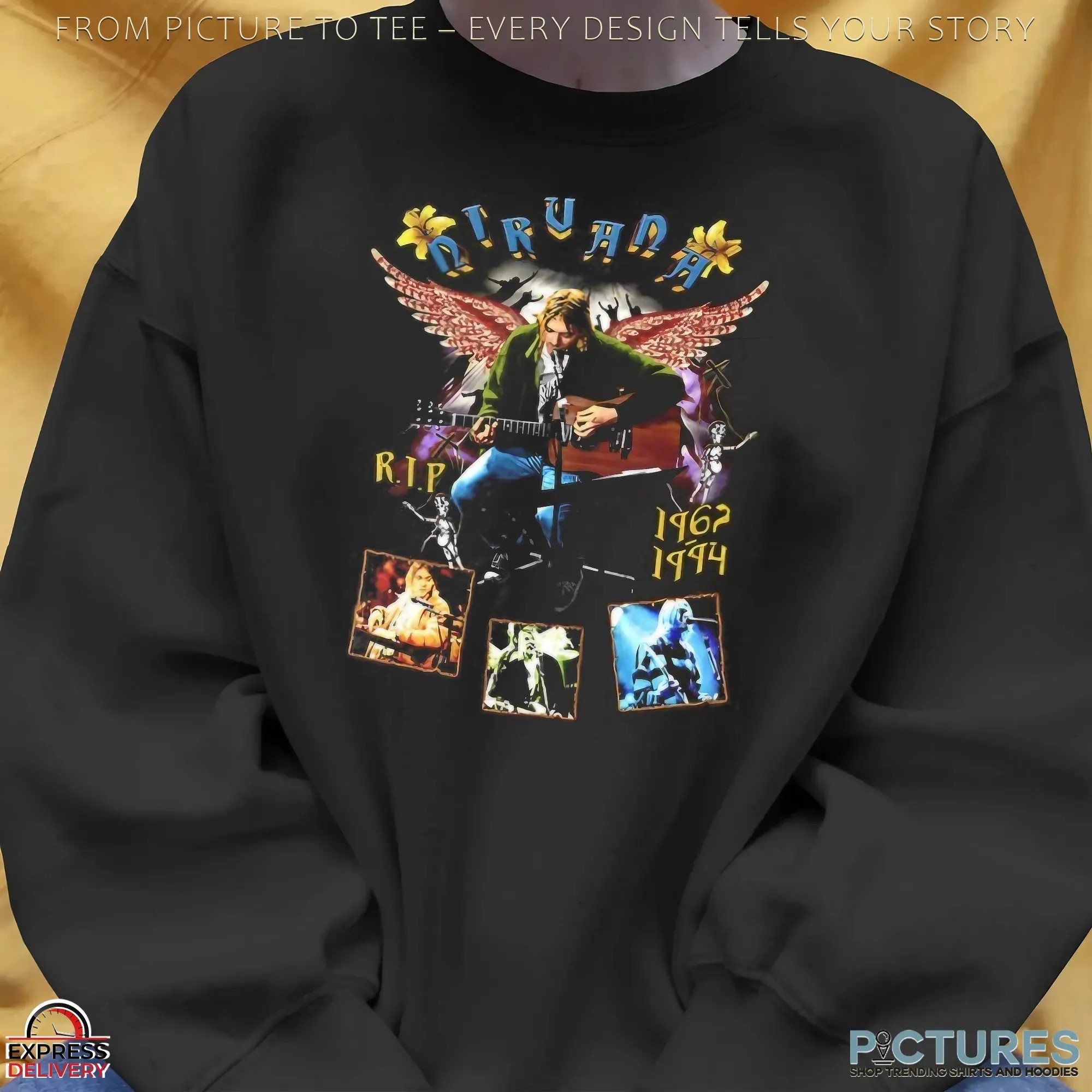 RIP Kurt Cobain Nirvana 1962 1994 Something In The Way Memorial T Shirt