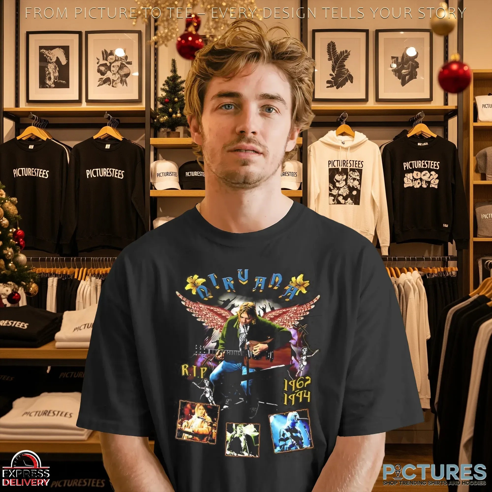 RIP Kurt Cobain Nirvana 1962 1994 Something In The Way Memorial T Shirt