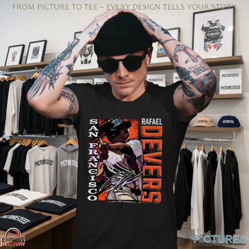 Rafael Devers San Francisco Gritty Signature T Shirt