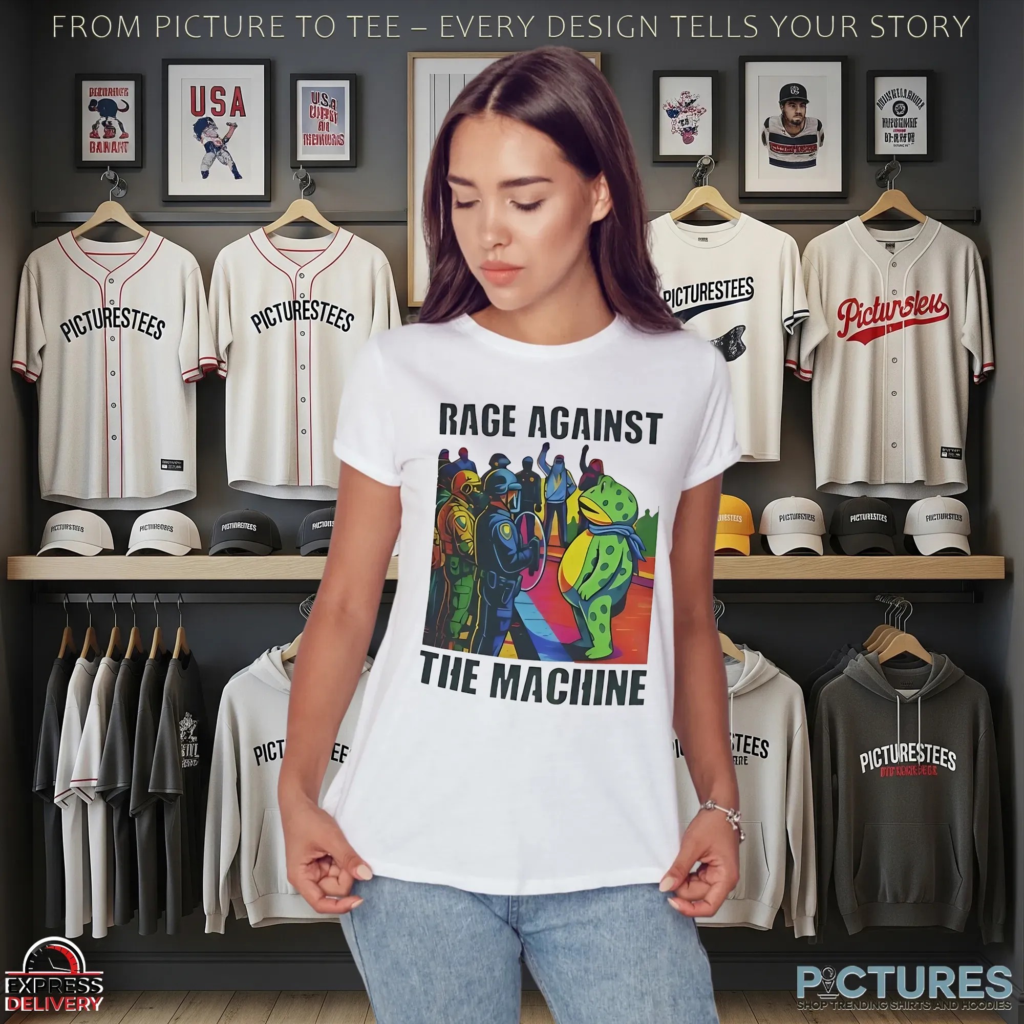 Rage Against The Machine Portland Frog T Shirt