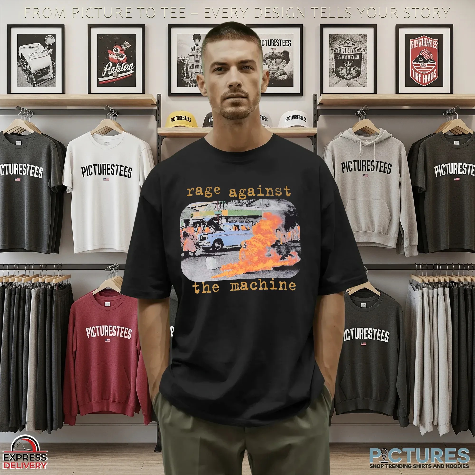 Rage Against The Machine Vintage Bootleg T Shirt