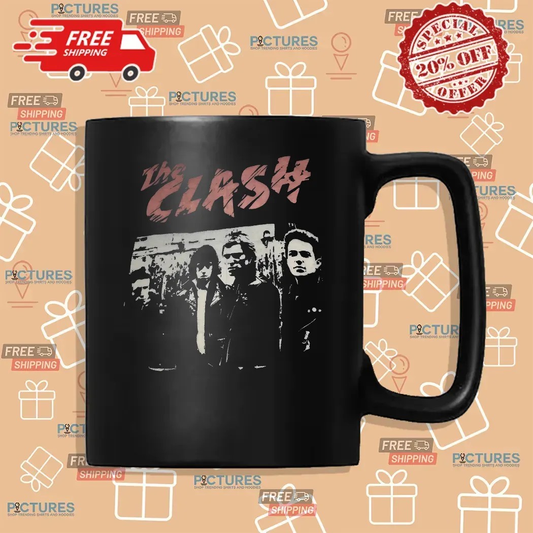 Rare! Vintage 80's Bootleg The Clash Punk Band Promo Tee