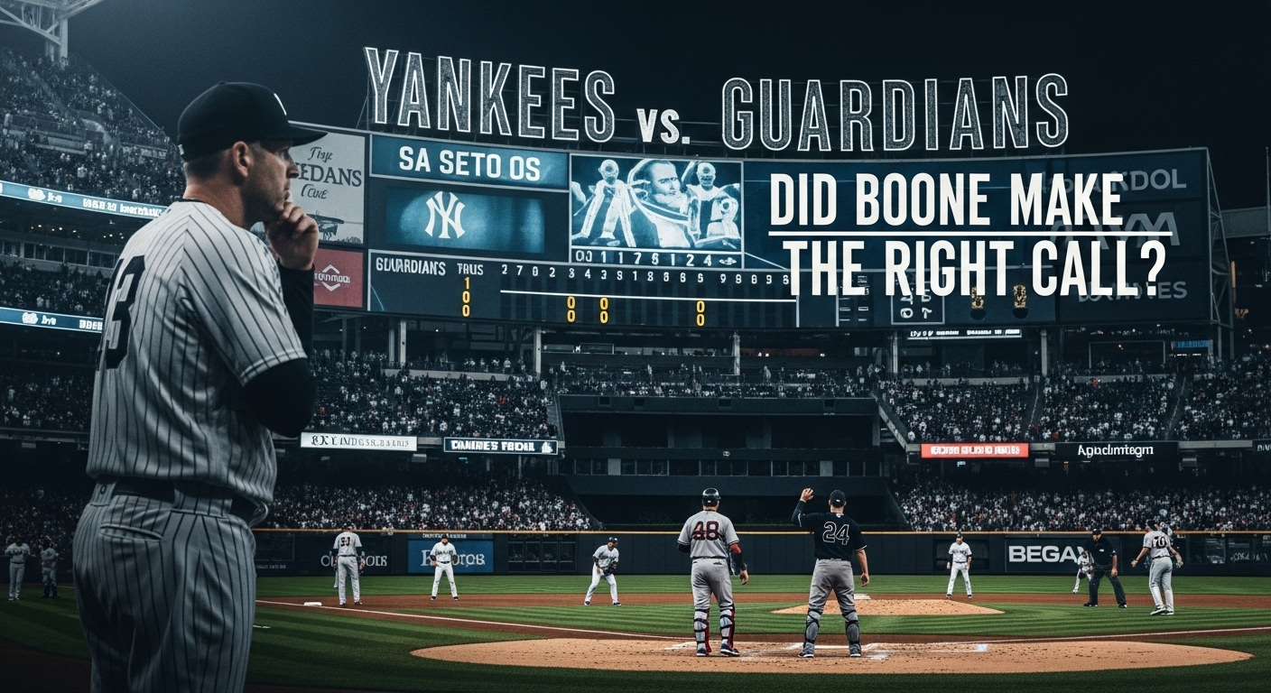 Did Boone Make the Right Call? Reliving Yankees vs. Guardians Game 1 Drama 1 Picturestees Customized Gifts