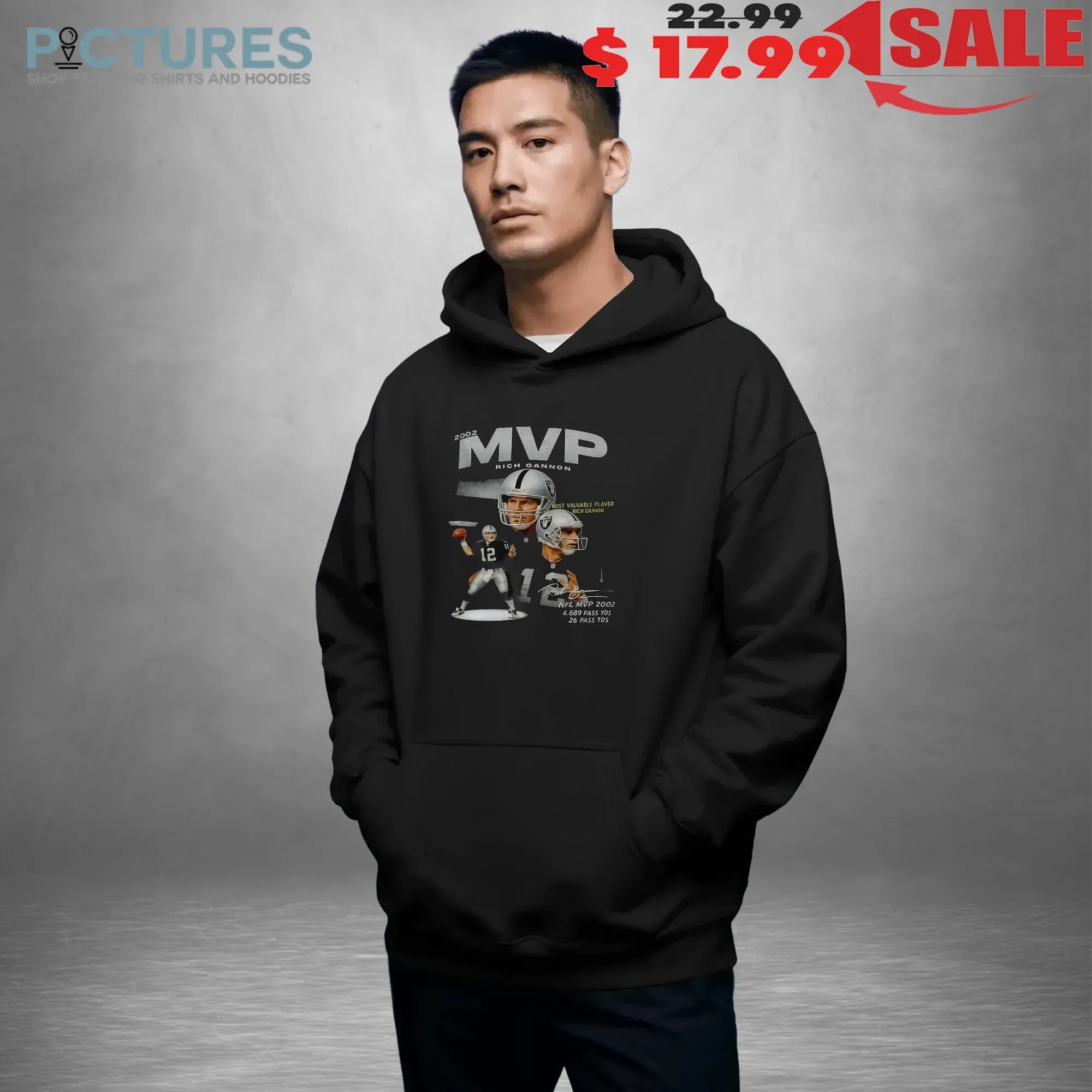 Rich Gannon Mvp 2002 Most Valuable Player Las Vegas Raiders Shirt